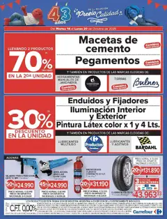 Vista previa Carrefour ofertas válido desde el 14.10.2025 | Página: 23 | Productos: Caso, Banco, Pintura, Amoladora