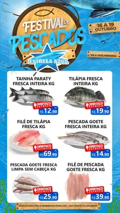 Estrela Azul - Ofertas Festival de Pescados - Pré-Visualização do folheto da loja Estrela Azul, válido de 16.10.2025