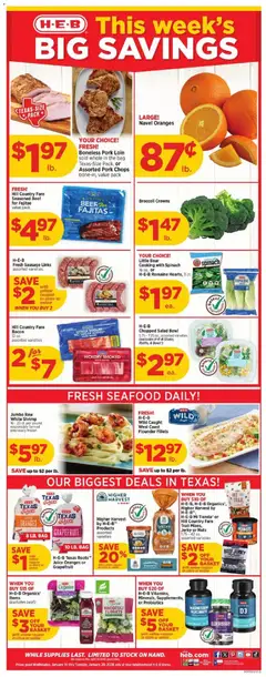 Preview of H-E-B weekly ads valid from 14.01.2026