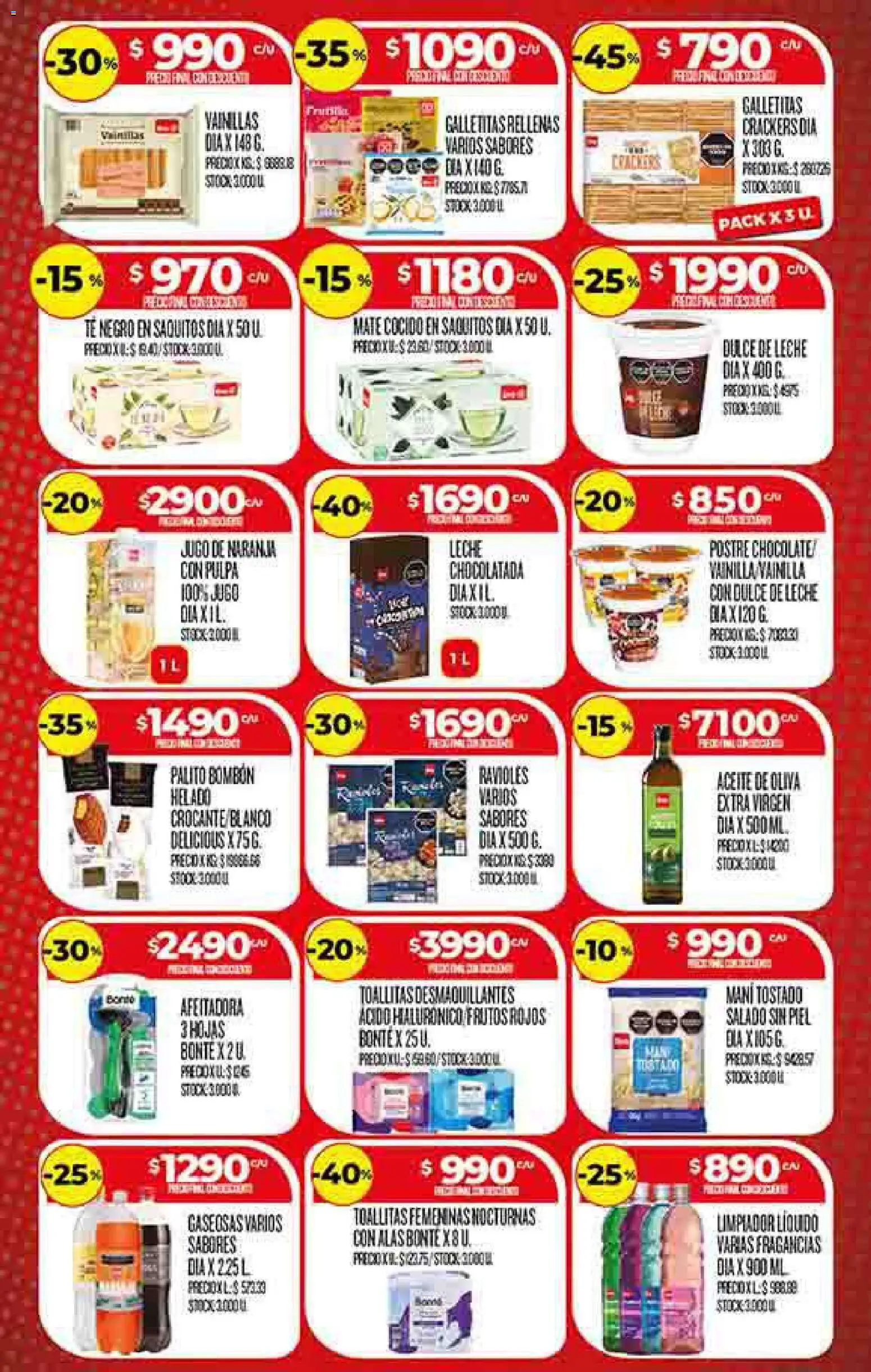 Dia - Ofertas - Todas las tiendas - al mejor precio │ válido desde el 28.01.2026 | Página: 2 | Productos: Mate, Dulce de leche, Oliva, Afeitadora