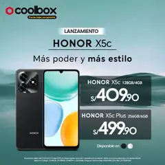 Vista previa de folleto Coolbox - HONOR X5c de la Coolbox válido desde 29.09.2025