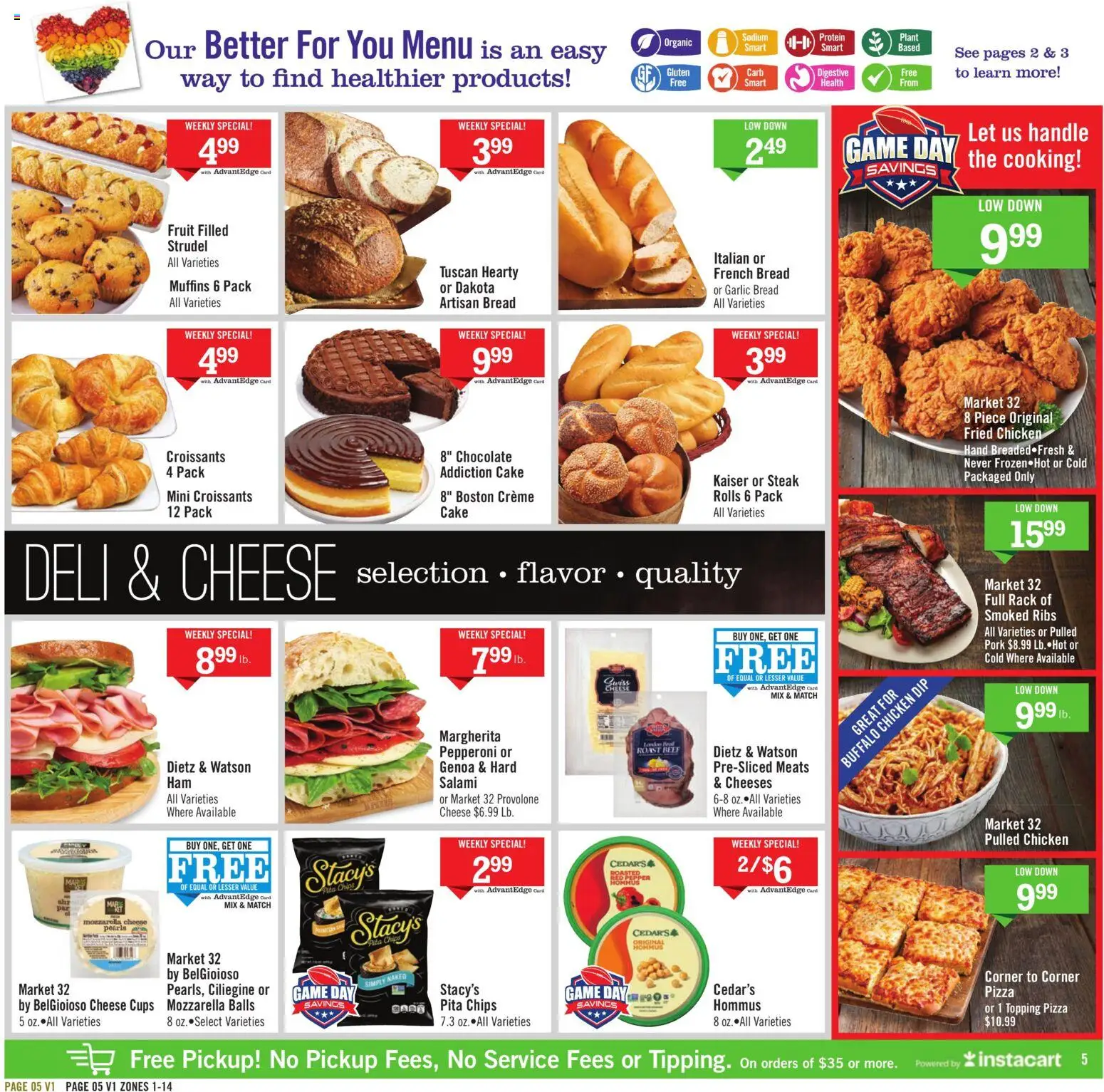 Price Chopper Weekly Ad - valid from 25.01.2026 | Page: 5 | Products: Pizza, Beef, Pepper, Garlic