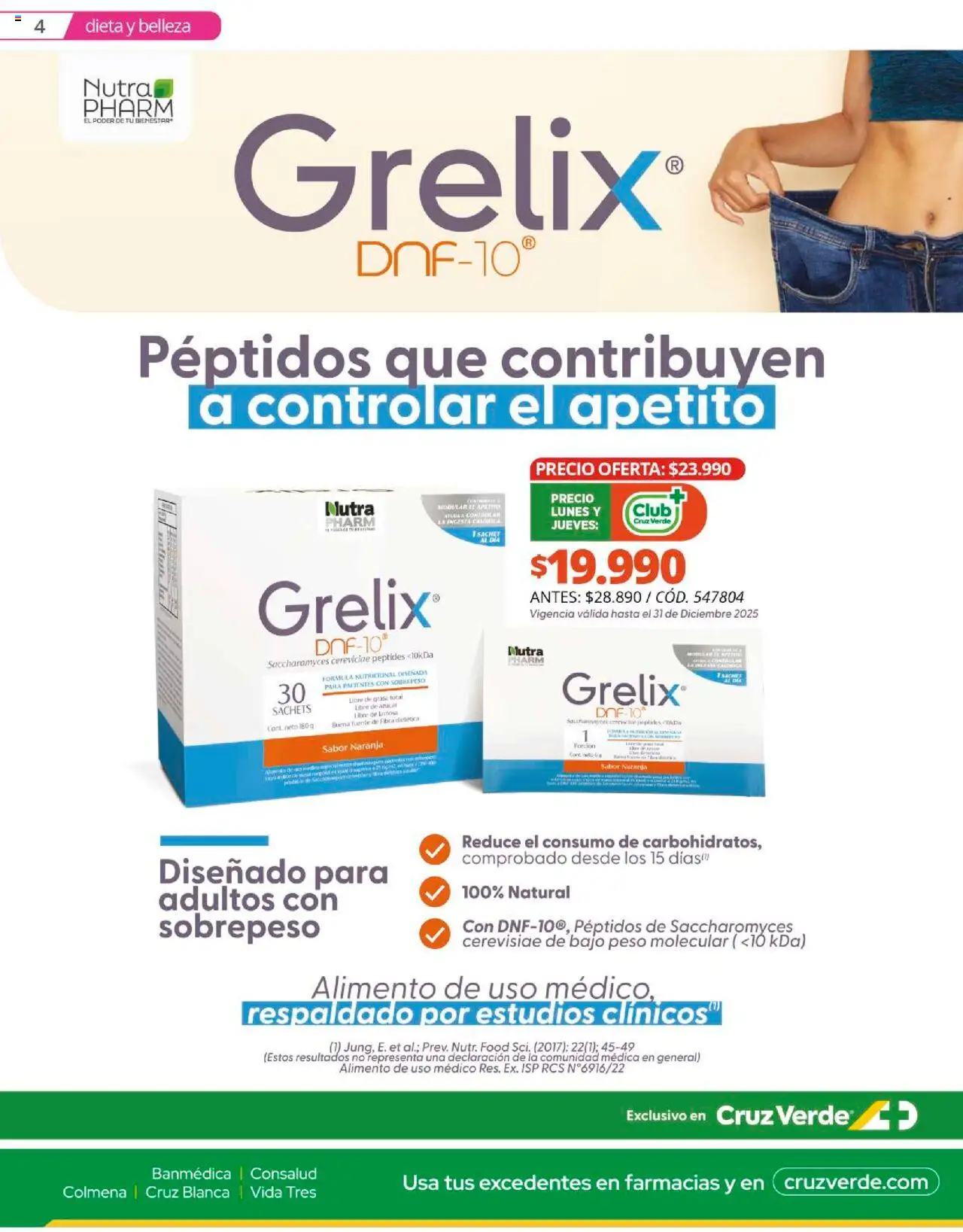 Bienestar Cruz Verde │ válido desde el 15.09.2025 | Página: 4 | Productos: Peso, Modular, General, Fuente