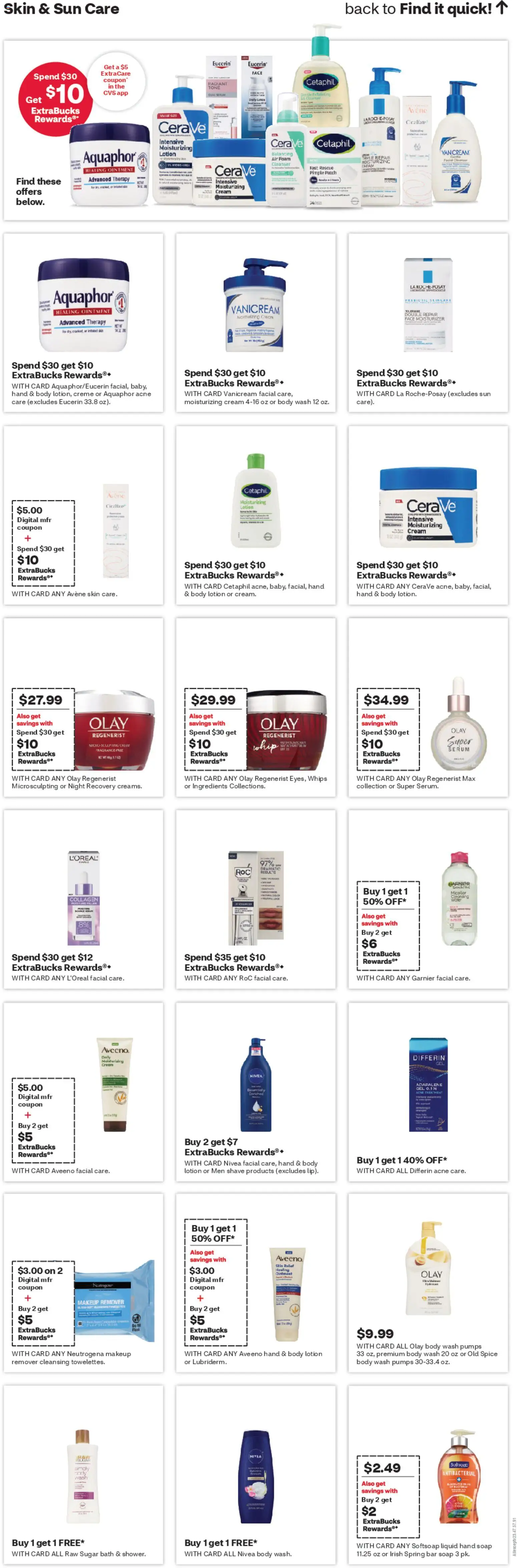 CVS Pharmacy Weekly Ad - valid from 28.12.2025 | Page: 11 | Products: Makeup Remover, Soap, Cream, Body Wash