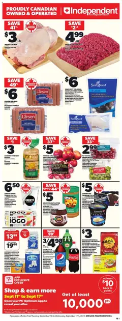 Preview of Independent Grocer flyer - NS from shop Independent Grocer valid from 11.09.2025