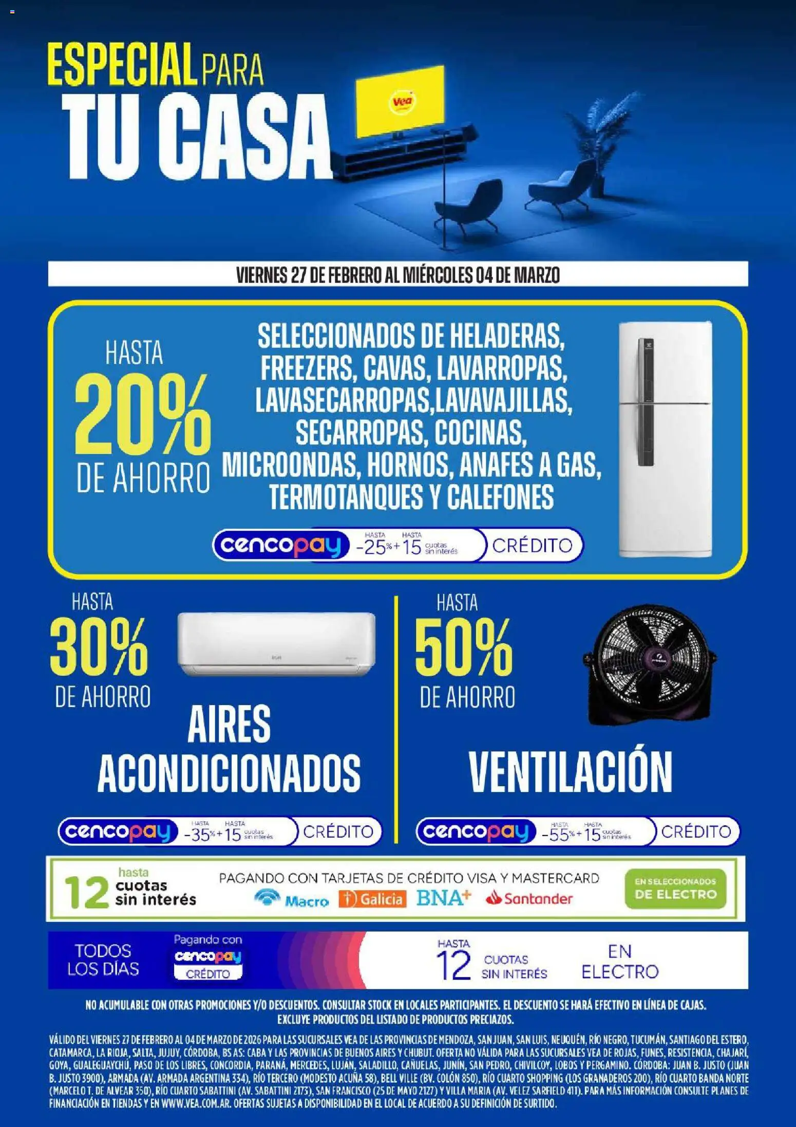 Vea - Ofertas especial para tu casa │ válido desde el 27.02.2026 | Página: 1
