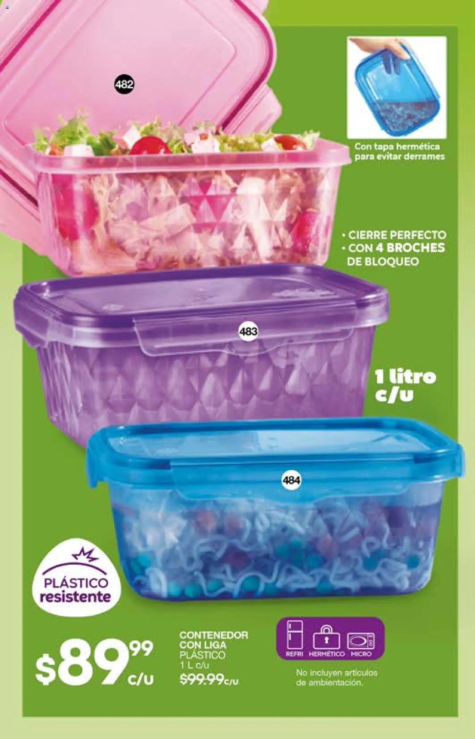 Nuevas ofertas de Fuller válidas en toda la República Mexicana desde el 29.04.2026. ¡Encuentra las mejores ofertas en Fuller campaña 2 2026! | Página: 128 | Productos: Contenedor, Liga