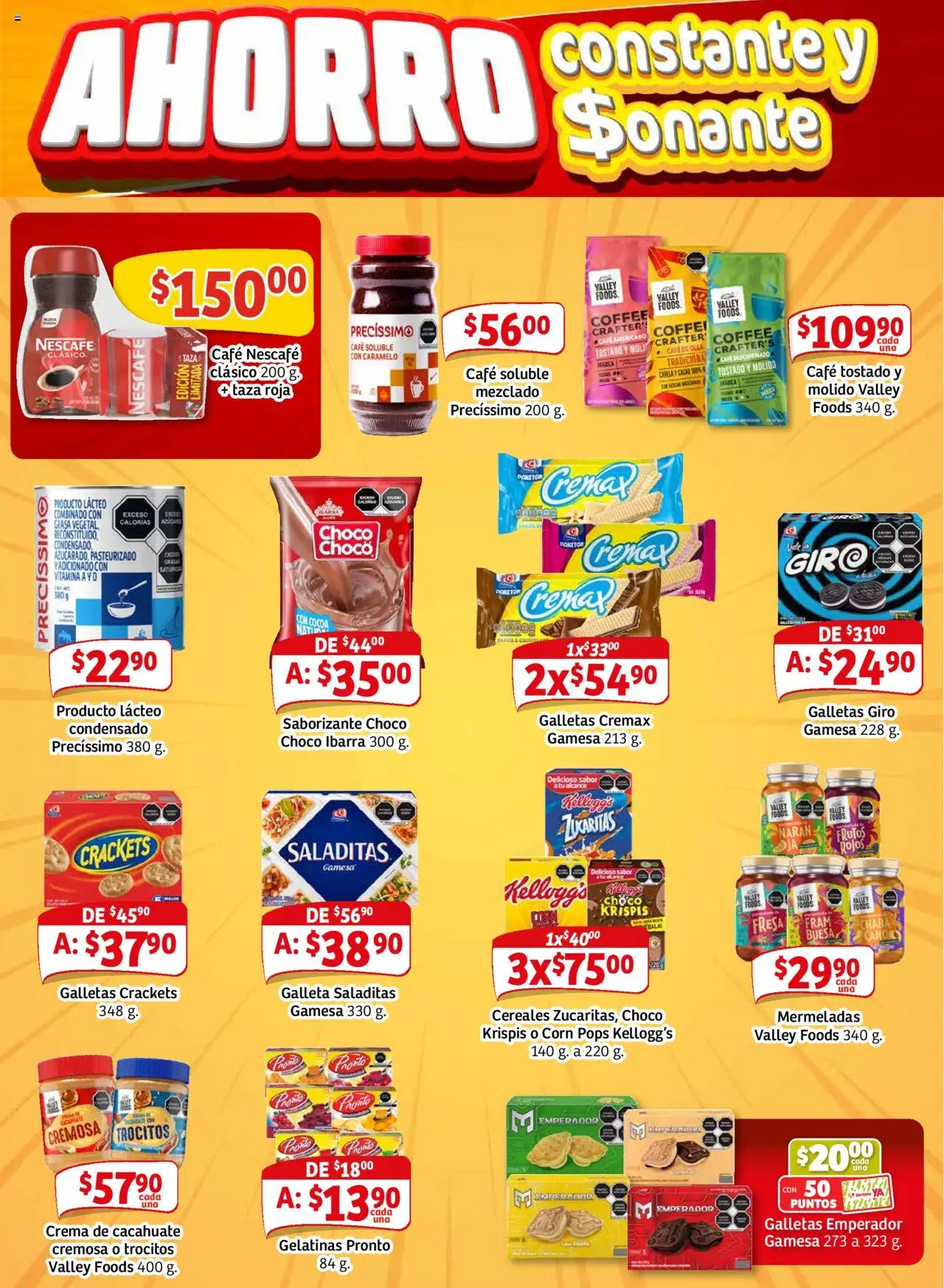 Nuevas ofertas de Soriana válidas en toda la República Mexicana desde el 25.09.2025. ¡Encuentra las mejores ofertas en Soriana - Pesito Valedor Mercado: Edo Mex, Valle De México, Gro, Hgo, Mor, Pue, Qto, Tlax, Ver! | Página: 10 | Productos: Fresa, Cacahuate, Galletas, Olla
