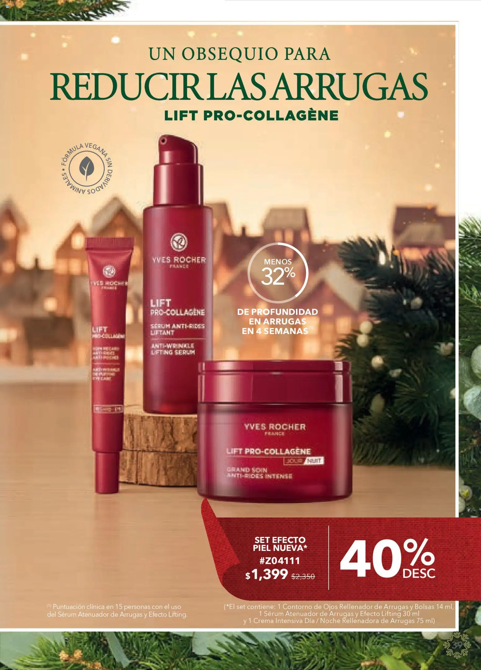 Nuevas ofertas de Yves Rocher válidas en toda la República Mexicana desde el 19.11.2025. ¡Encuentra las mejores ofertas en Yves Rocher campaña 16 2025! | Página: 39 | Productos: Contorno de ojos, Crema, Contorno, Atenuador