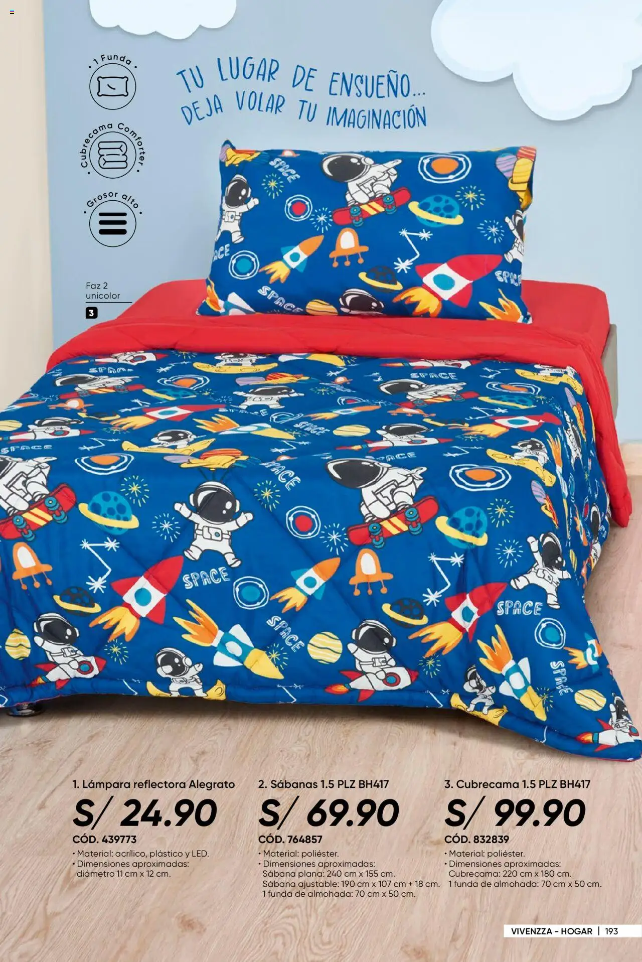 Catálogo Azzorti válido desde 28.07.2025 | Página: 195 | Productos: Almohada, Lámpara