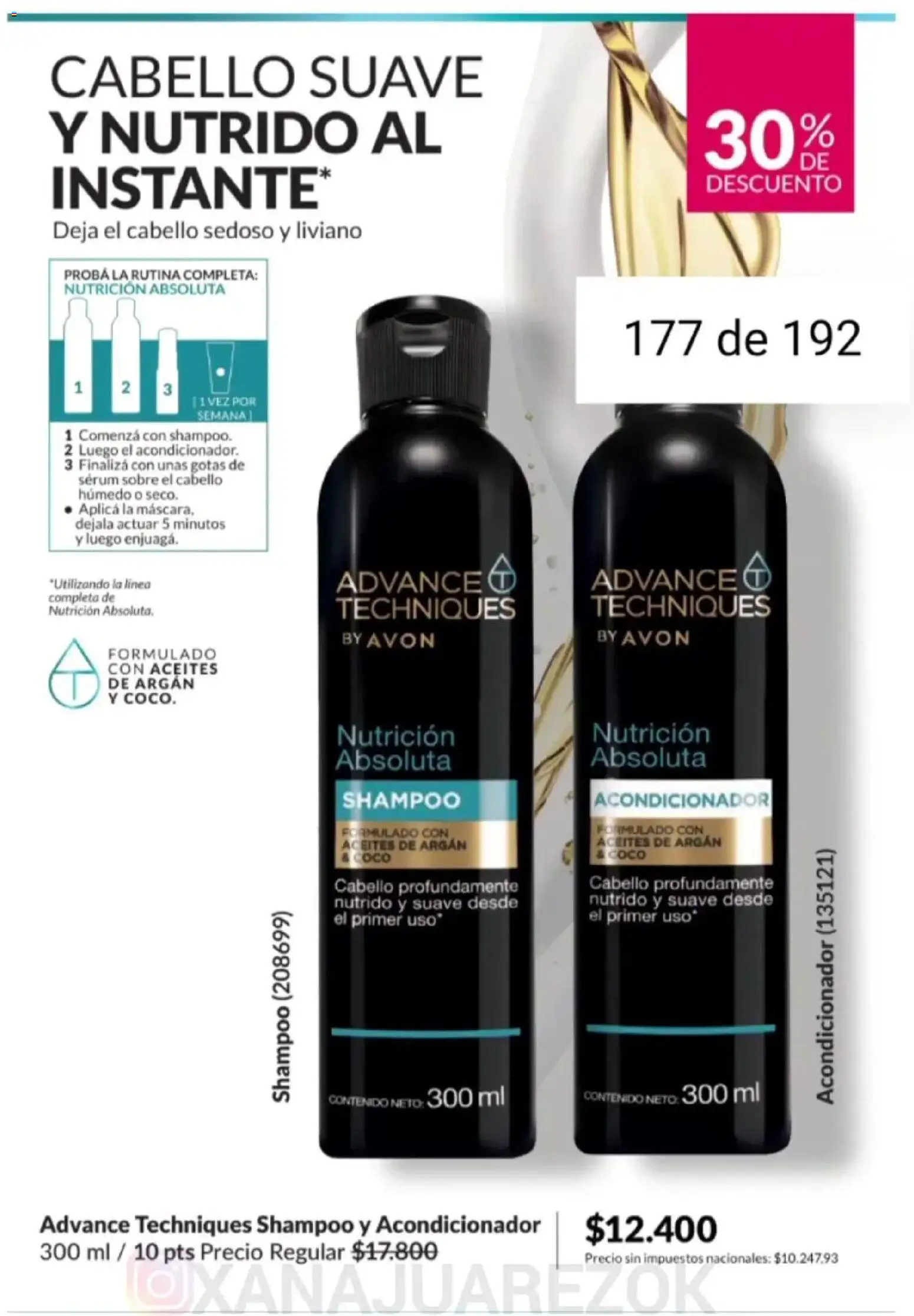 Avon - Campaña 3/2026 │ válido desde el 01.03.2026 | Página: 167 | Productos: Sobre, Serum, Shampoo, Acondicionador