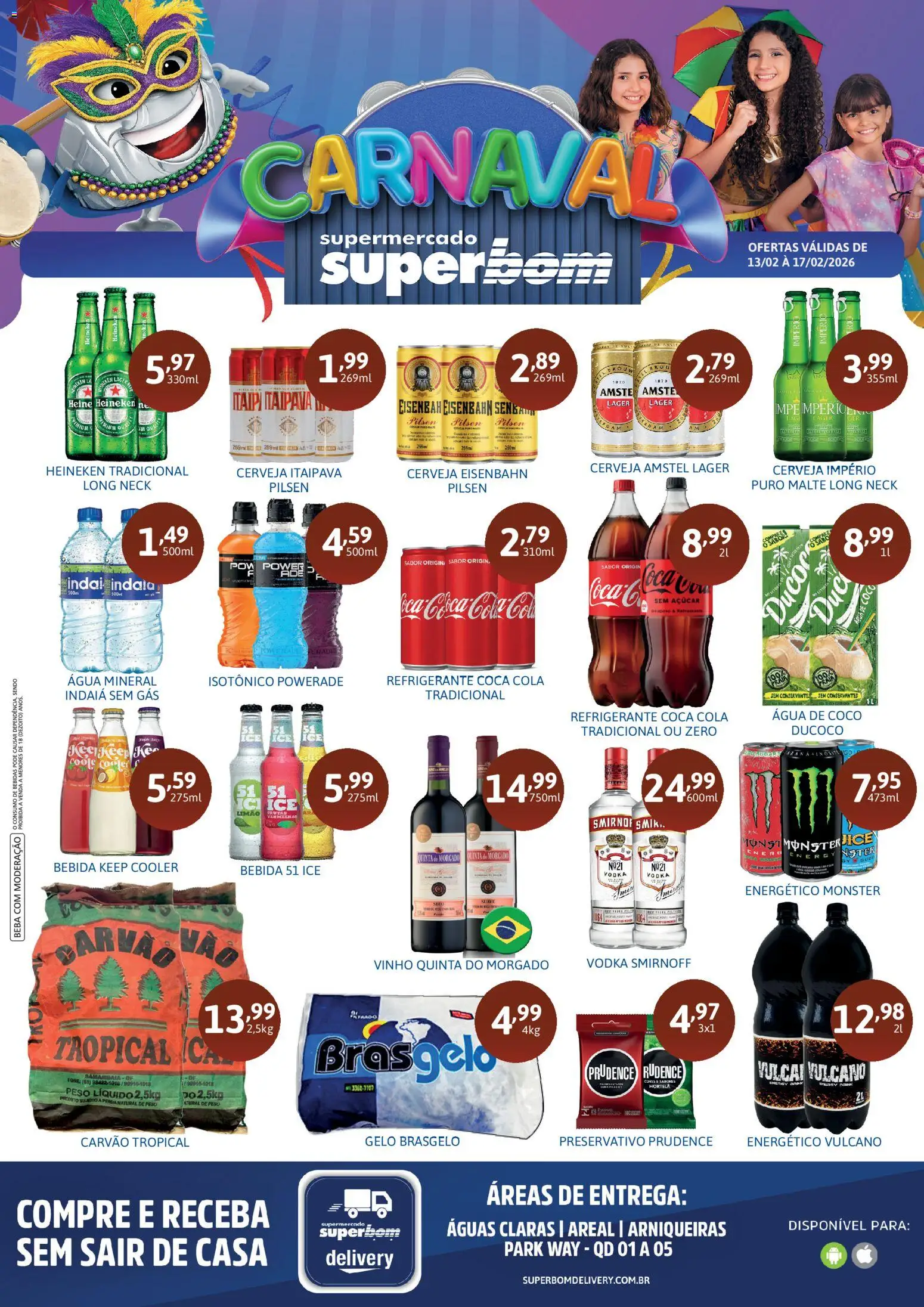 Superbom Folheto - válido de 13.02.2026 | Página: 1 | Produtos: Hortelã, Heineken, Bebida, Monster
