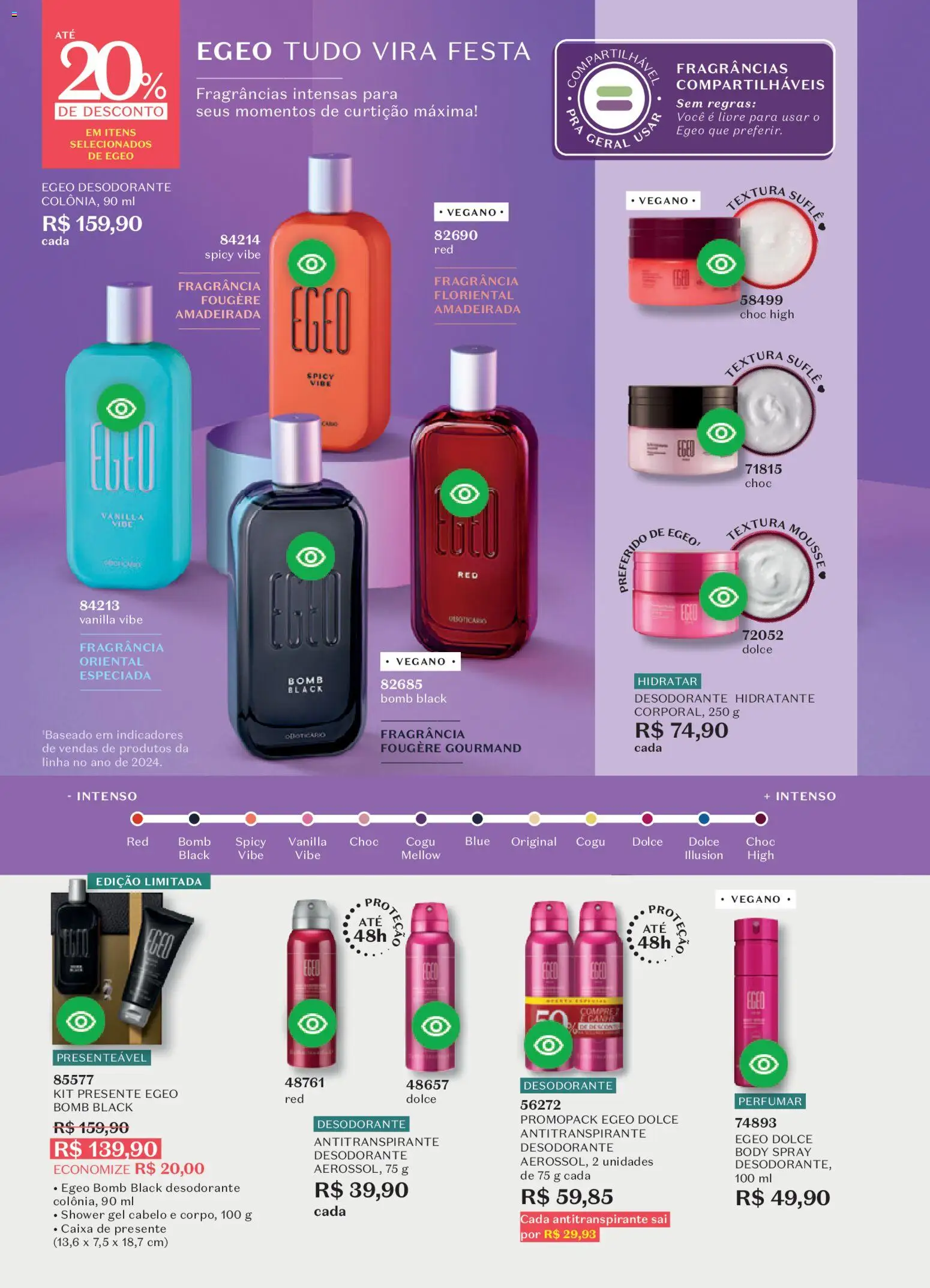 O Boticário Folheto - válido de 02.03.2026 | Página: 38 | Produtos: Mousse, Fragrância, Desodorante, Caixa