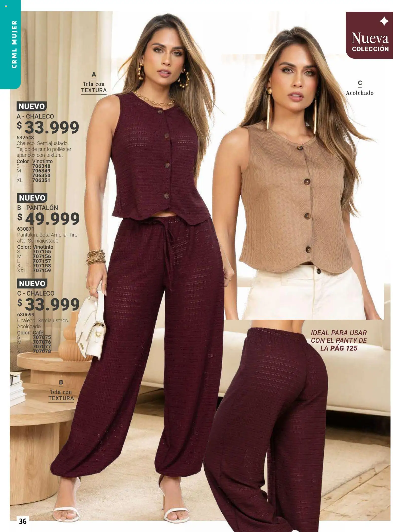 Carmel revista - valida desde el 01.05.2026 | Página: 36 | Productos: Chaleco, Café