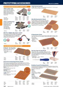 Preview of Jaycar Engineering & Scientific Catalogue 2025/2026  - valid from 09.07.2025 | Page: 182