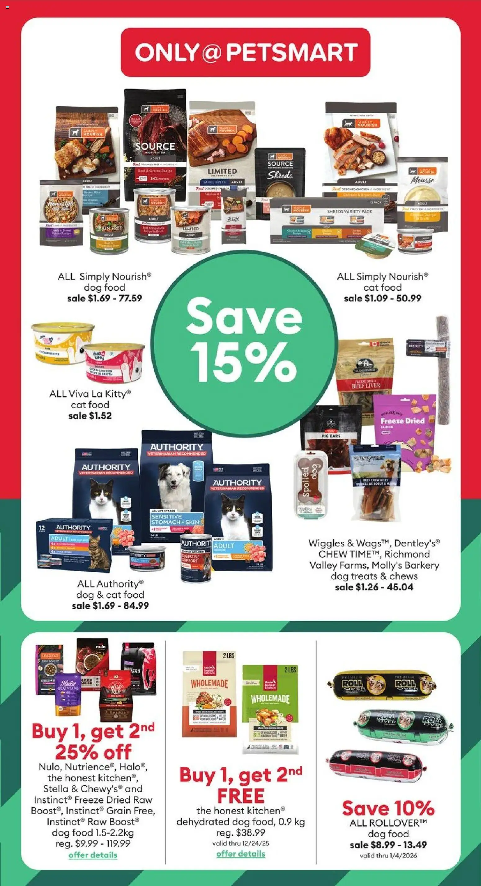 Petsmart flyer valid from 04.12.2025 | Page: 3 | Products: Beef, Chicken