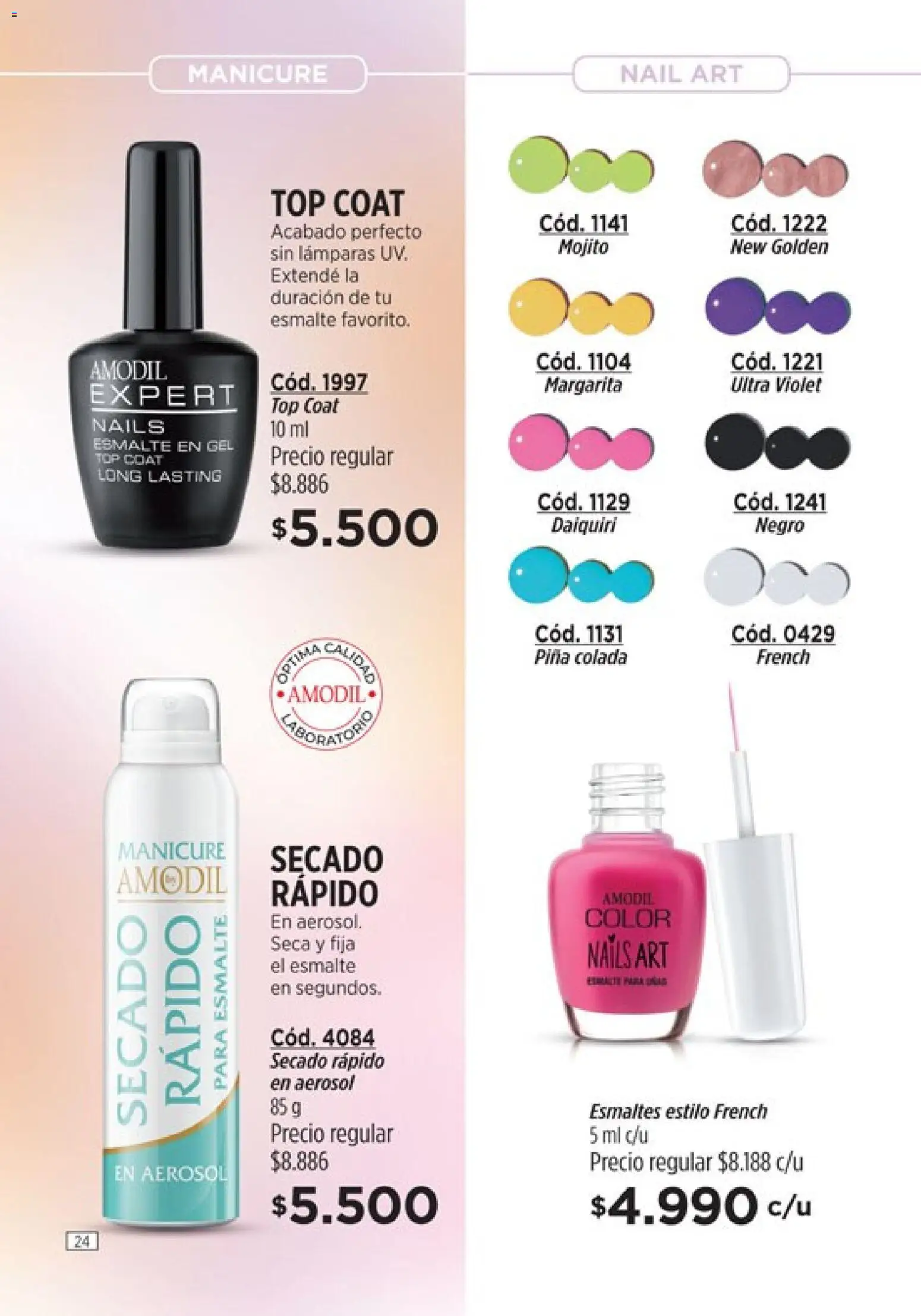 Catálogo Amodil Campaña 1/2026 │ válido desde el 01.01.2026 | Página: 24 | Productos: Top, Piña