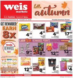Preview of Weis weekly ads valid from 18.09.2025