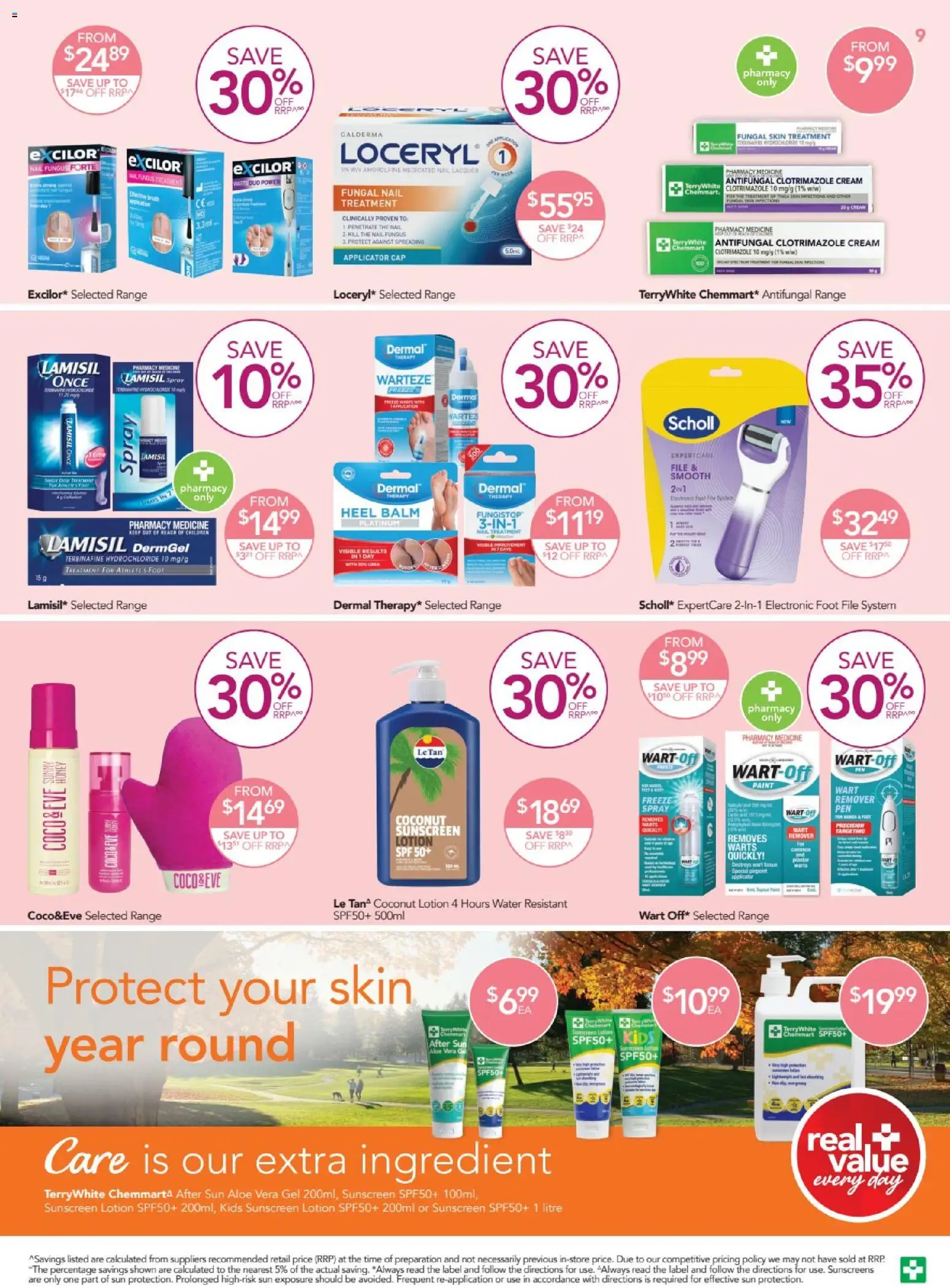 Terry White catalogue - valid from 23.10.2025 | Page: 9 | Products: Sunscreen, Cap, Nail treatment, Treatment
