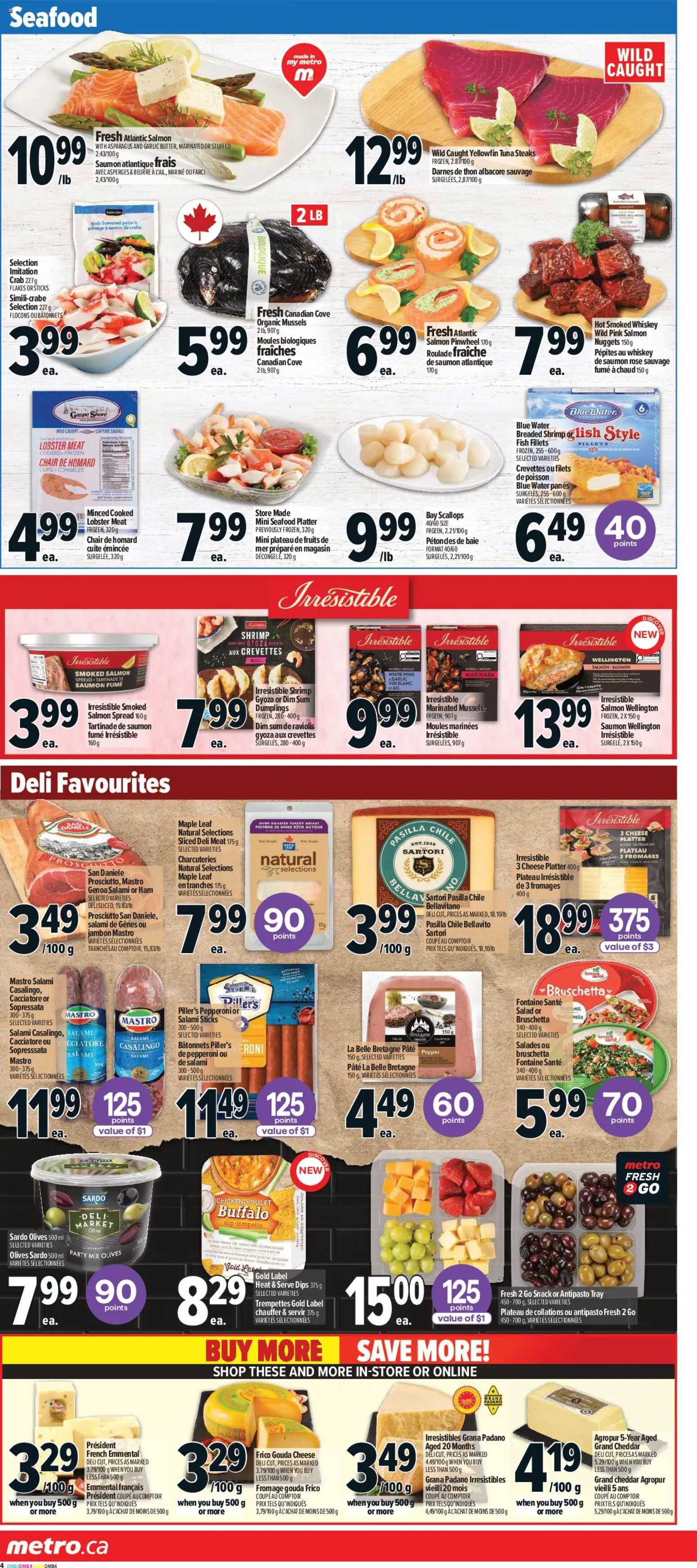 Metro flyer valid from 02.04.2026 | Page: 11 | Products: Fish, Cheese, Ham, Chicken
