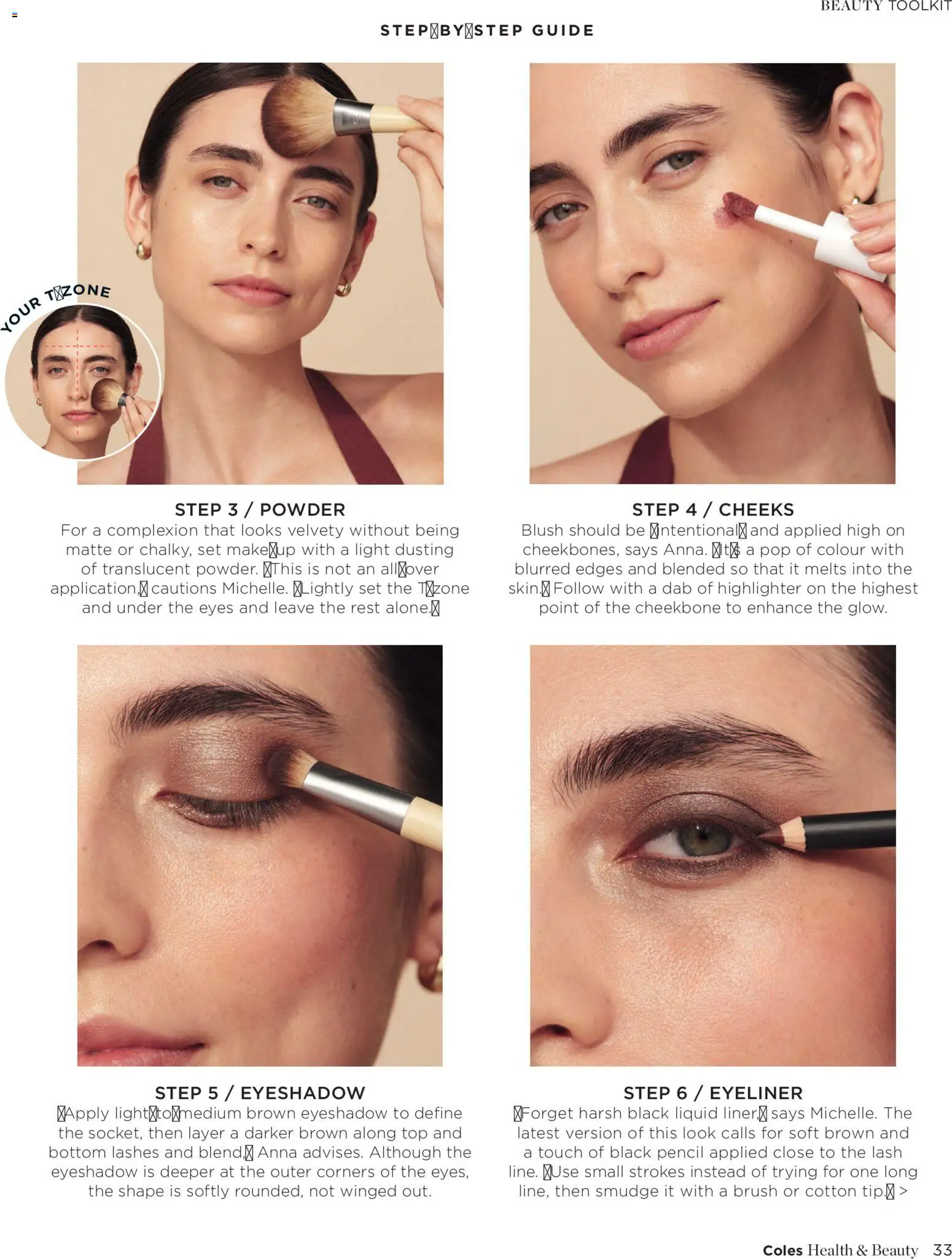 Coles catalogue - valid from 07.04.2026 | Page: 33 | Products: Blush, Highlighter, Brush, Pencil