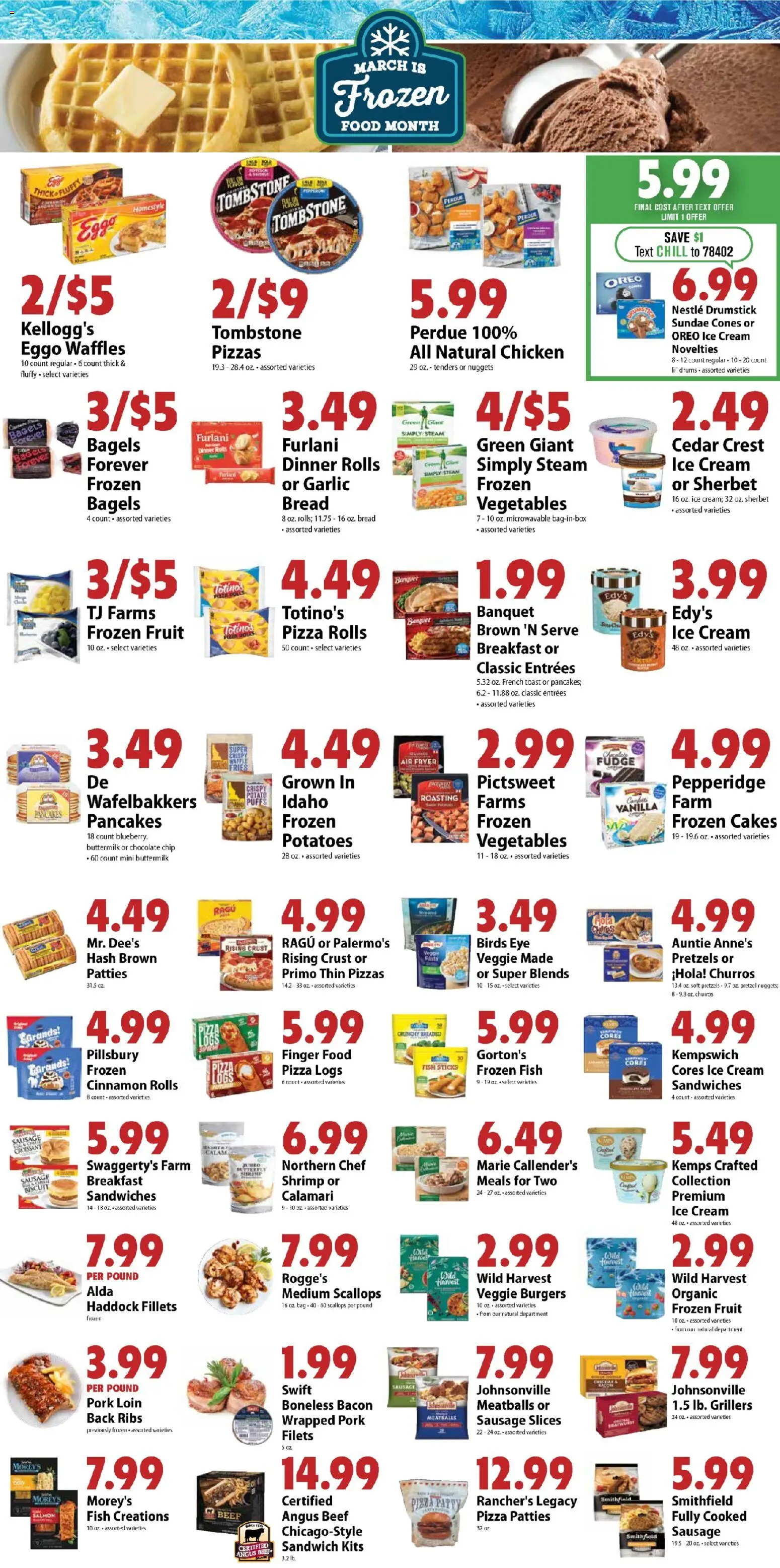 Festival Foods Weekly Ad - valid from 25.02.2026 | Page: 3 | Products: Potatoes, Vegetables, Sausage, Garlic