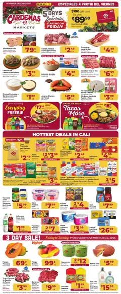 Preview of Cardenas weekly ads valid from 28.11.2025