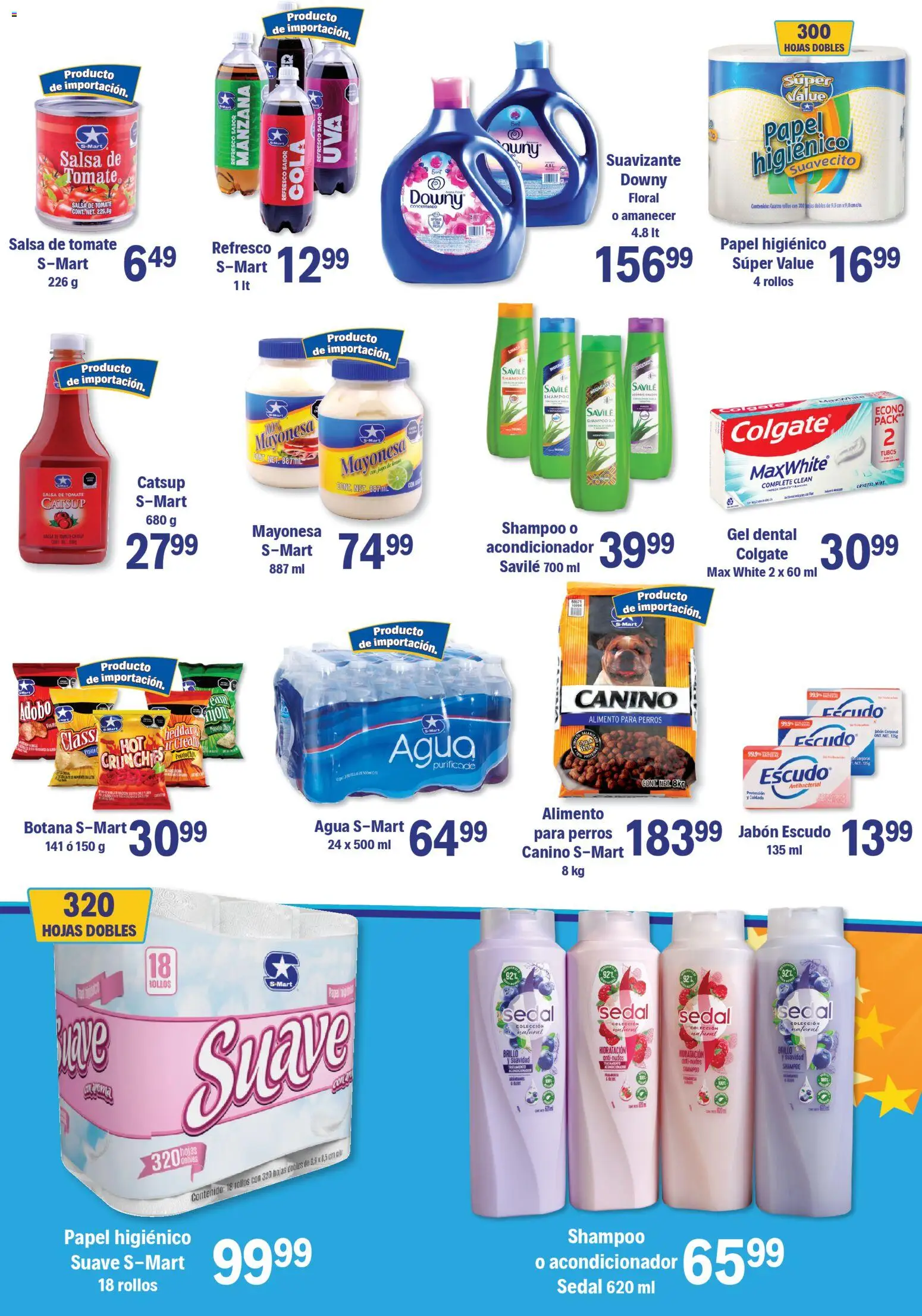Nuevas ofertas de S-Mart válidas en toda la República Mexicana desde el 21.10.2025. ¡Encuentra las mejores ofertas en S-Mart folleto Reynosa! | Página: 5 | Productos: Manzana, Agua, Catsup, Suavizante