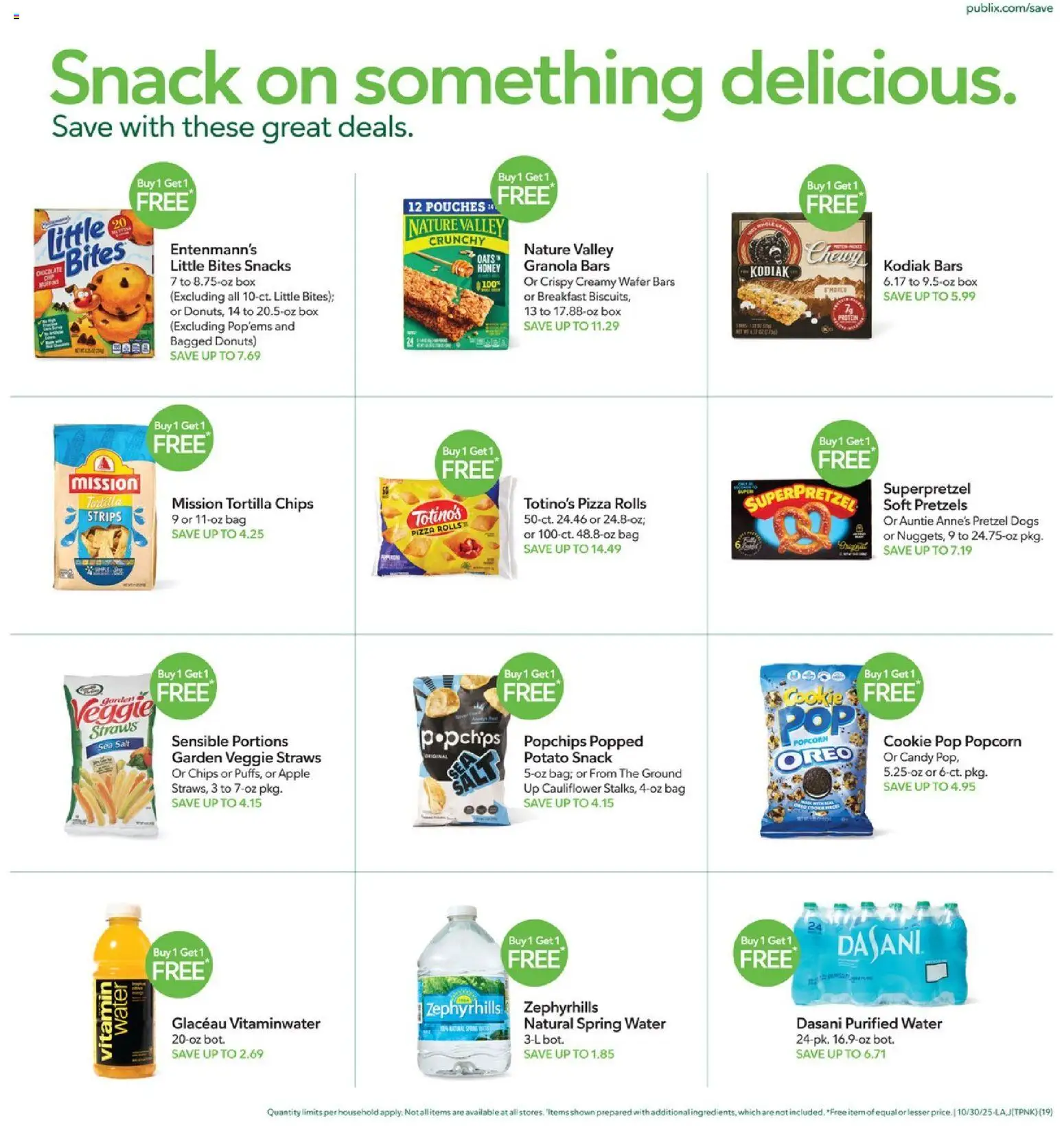 Publix Leaflet - valid from 30.10.2025 | Page: 19 | Products: Pizza, Chips, Salt, Cauliflower