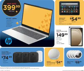 Preview of Fred Meyer weekly ads valid from 28.11.2025 | Page: 8 | Products: Library, Camera, Ipad, Laptop