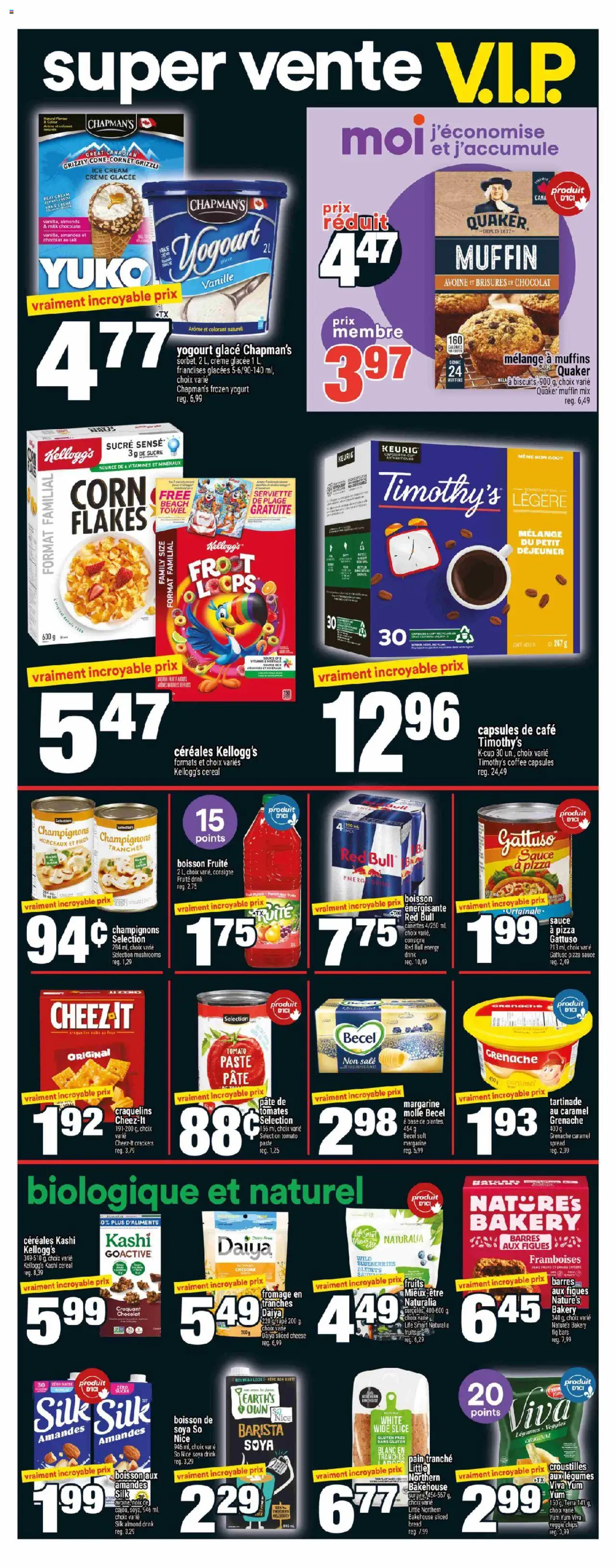 Super C flyer valid from 14.08.2025 | Page: 7 | Products: Flakes, Bakery, Milk, Pizza