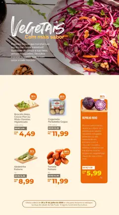 Oba Hortifruti Folheto - válido de 29.07.2025 | Página: 4 | Produtos: Abobrinha, Cogumelo, Repolho, Brócolis