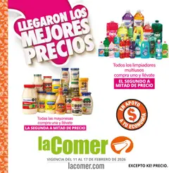 Vista previa de La Comer folleto, nuevo folleto de la tienda, válido en México a partir del 11.02.2026