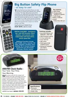 Preview of Innovations catalogue  - valid from 26.03.2026 | Page: 40 | Products: Accessories, Clock, Phone, Weight