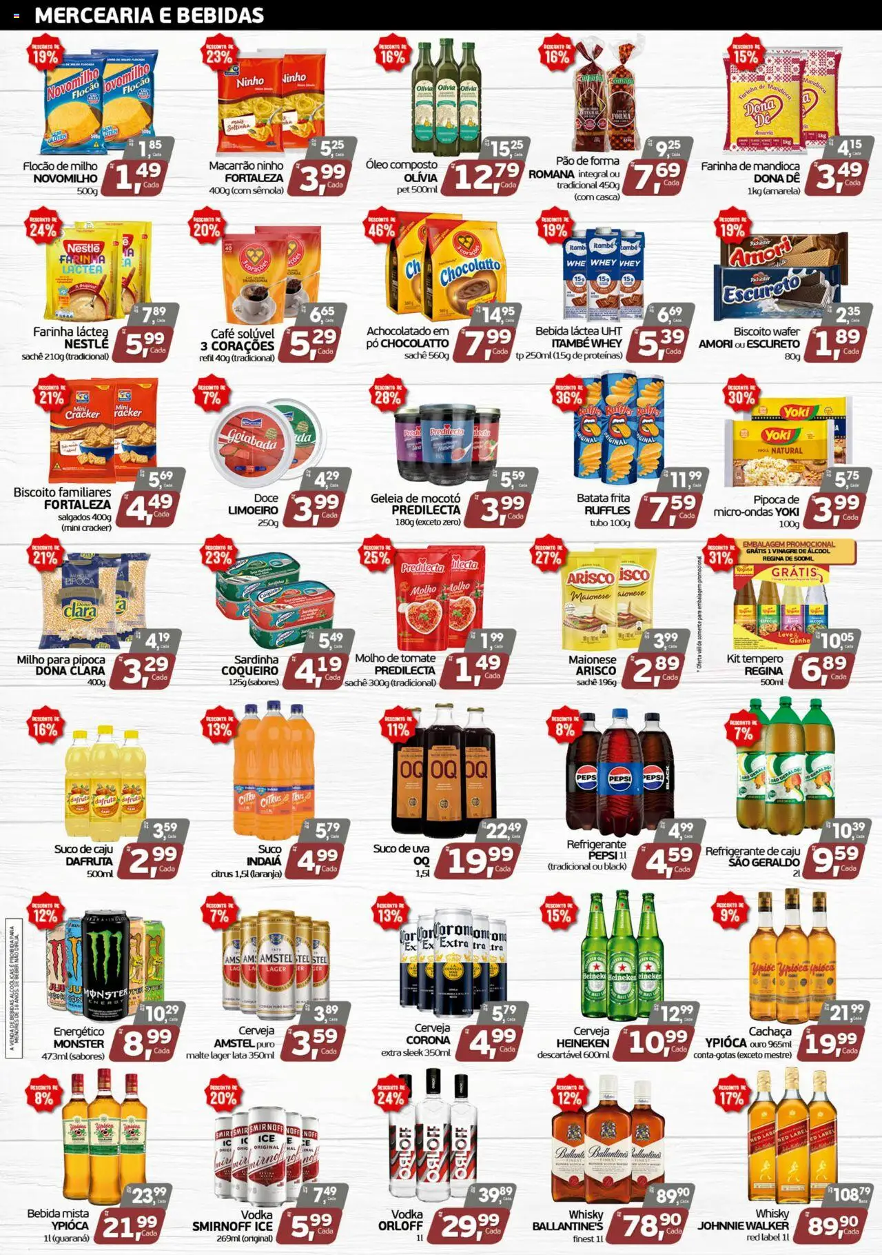 Cometa Supermercados Folheto - válido de 29.07.2025 | Página: 2 | Produtos: Mandioca, Energético, Microondas, Pipoca
