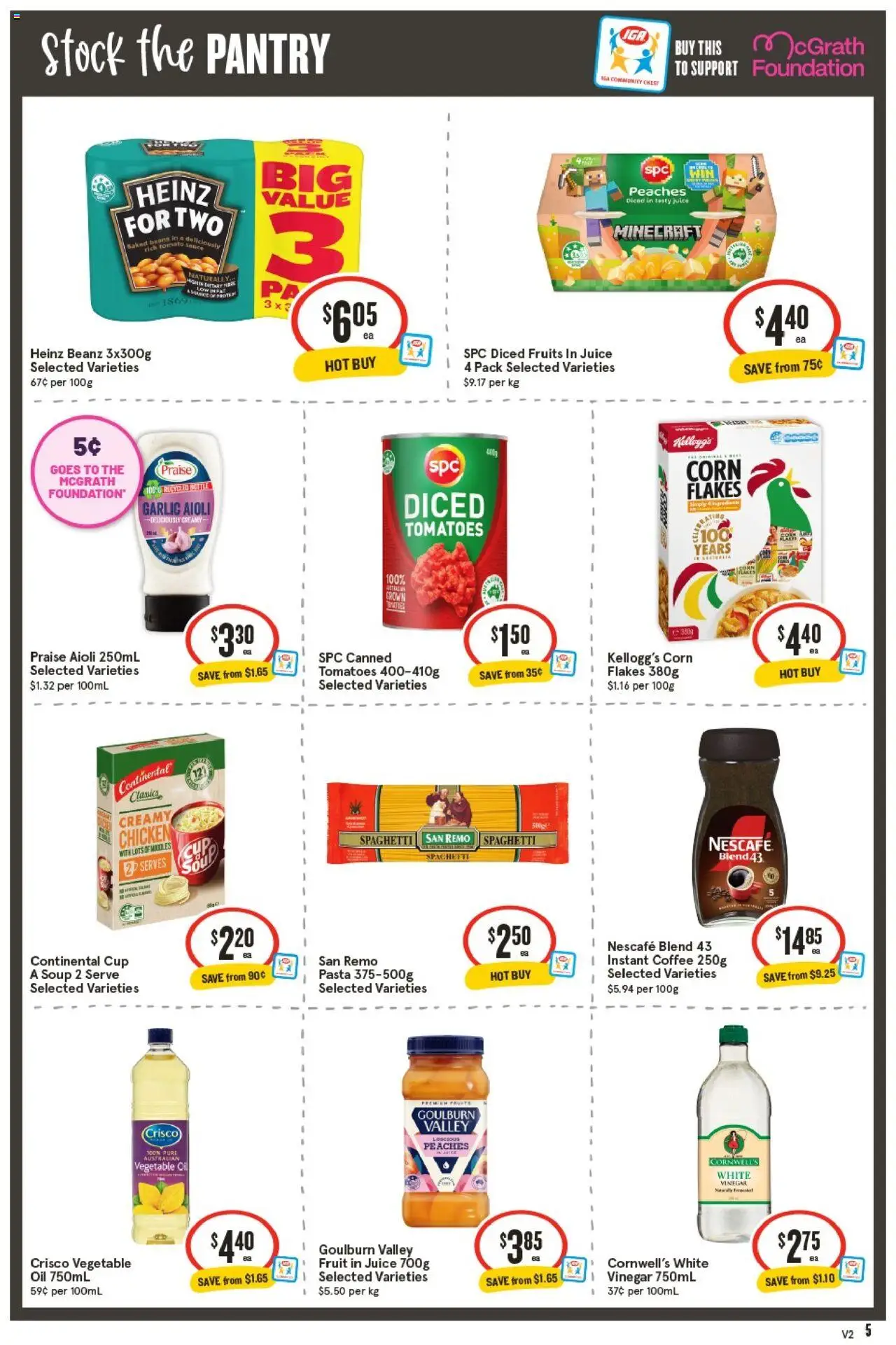 IGA catalogue - valid from 24.09.2025 | Page: 6 | Products: Oil, Coffee, Chicken, Sauce
