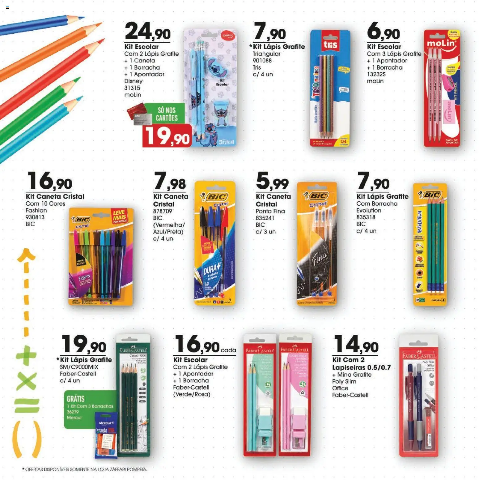 Zaffari Folheto - válido de 19.01.2026 | Página: 4 | Produtos: Lápis, Caneta, Borracha