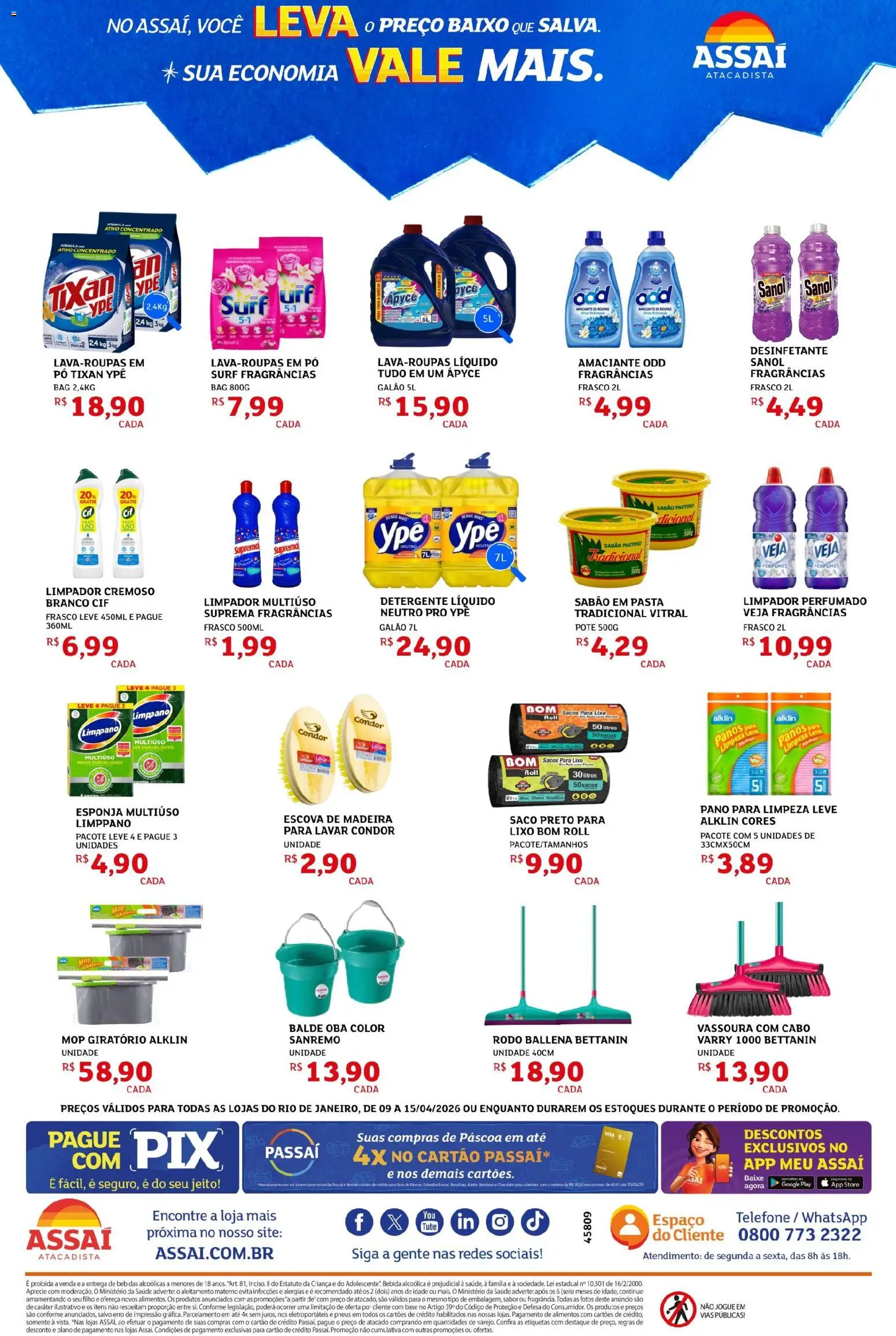 Assaí Atacadista Folheto - válido de 09.04.2026 | Página: 4