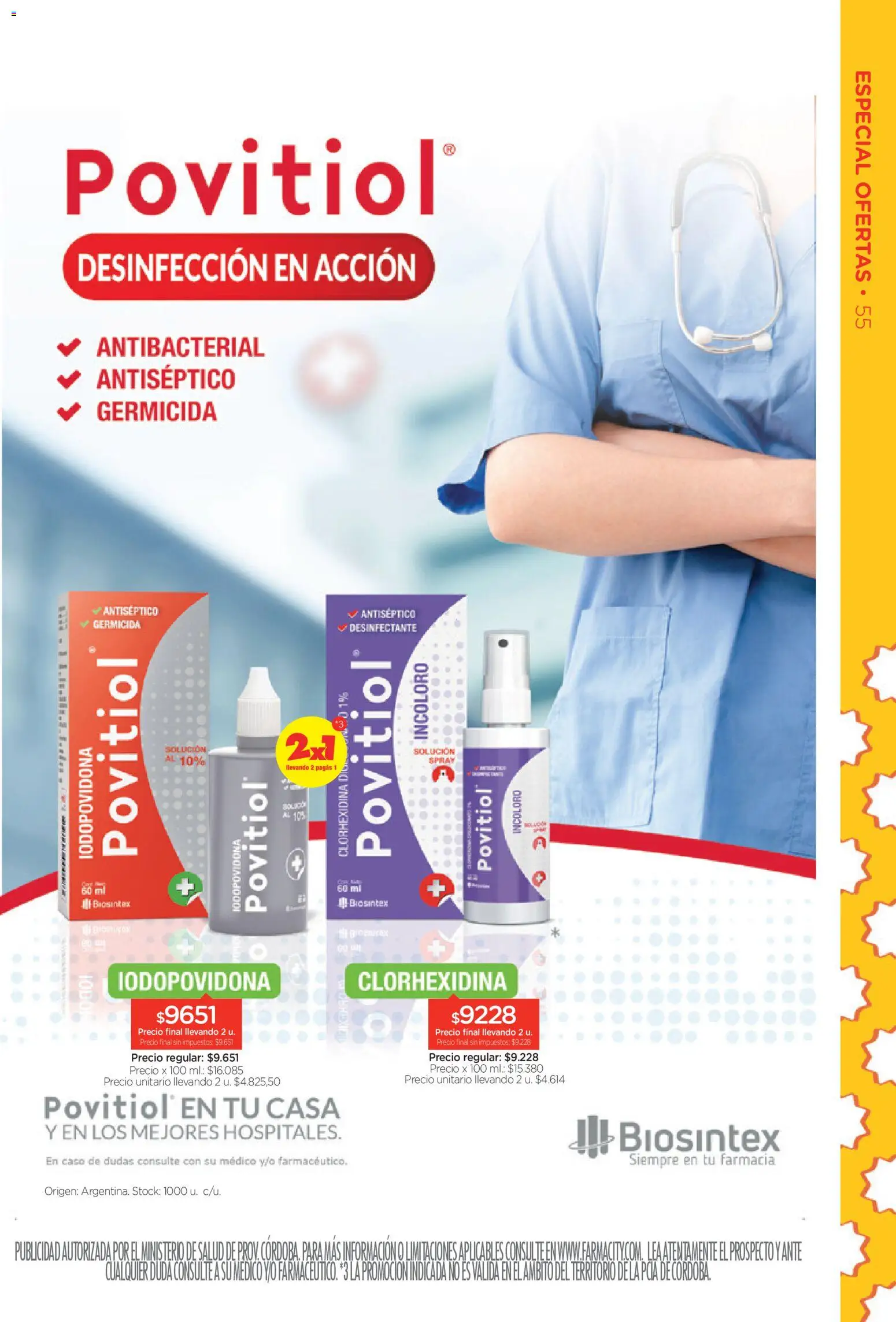 Farmacity catálogo │ válido desde el 03.03.2026 | Página: 55 | Productos: Desinfectante, Caso