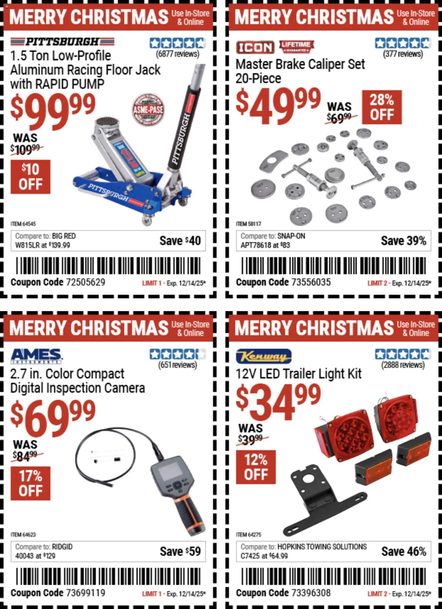 Harbor Freight Christmas Coupon Deals - valid from 02.12.2025 | Page: 10