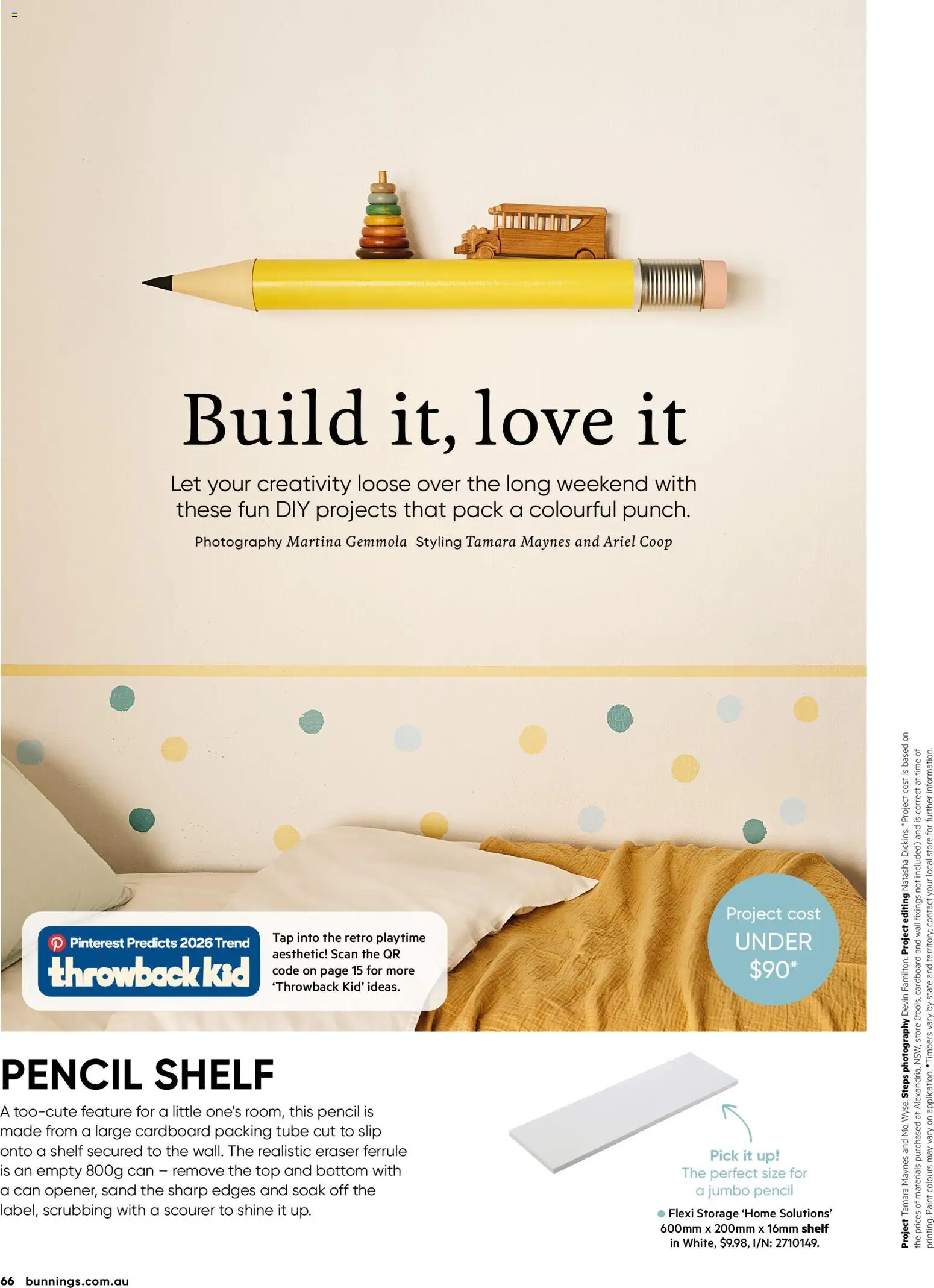 Bunnings Warehouse catalogue - valid from 01.04.2026 | Page: 66 | Products: Shelf, Tap, Slip, Pencil