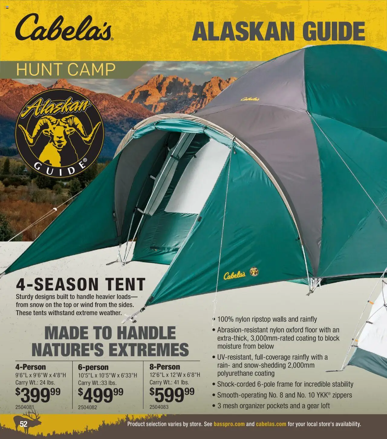 Cabela's Big Game Hunting 25 - valid from 12.06.2025 | Page: 52 | Products: Tent