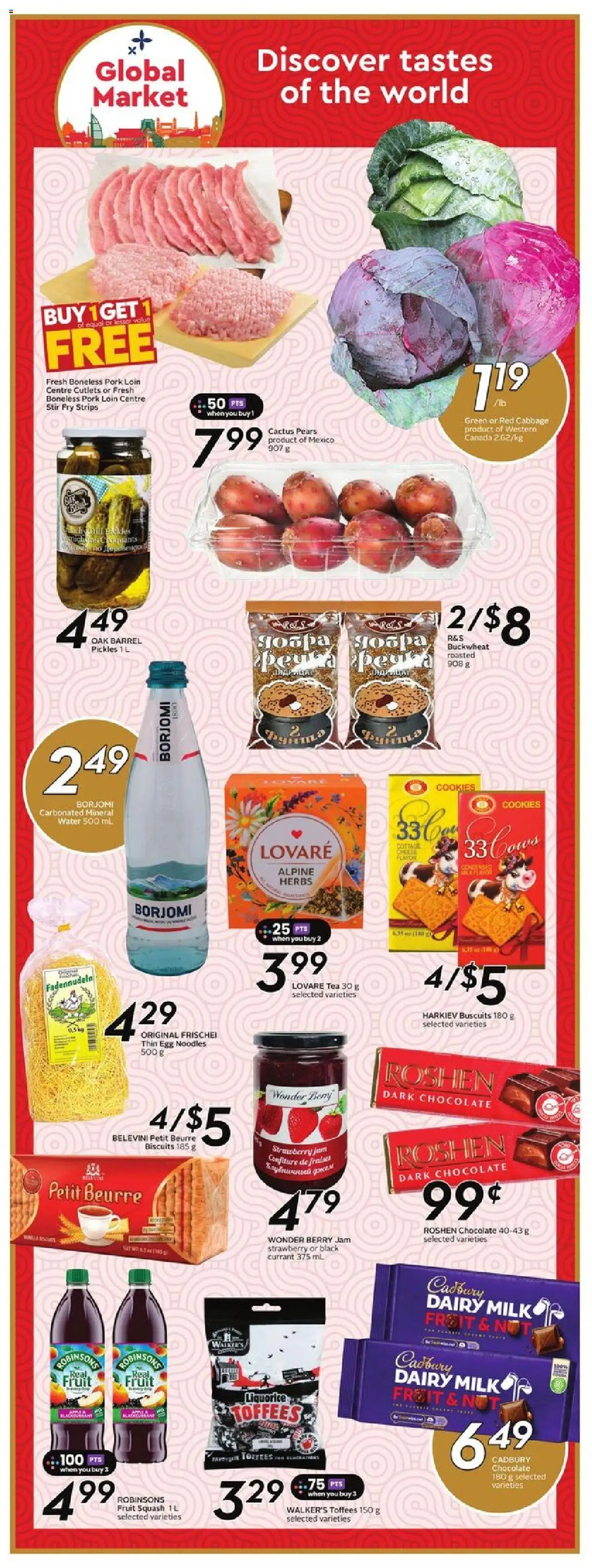 Safeway flyer valid from 14.08.2025 | Page: 16 | Products: Noodles, Cottage cheese, Cheese, Pork