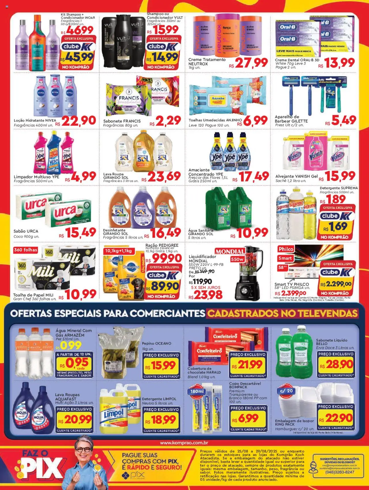 Komprao Atacadista Folheto - válido de 25.08.2025 | Página: 4 | Produtos: Café, Cerveja, Macarrão