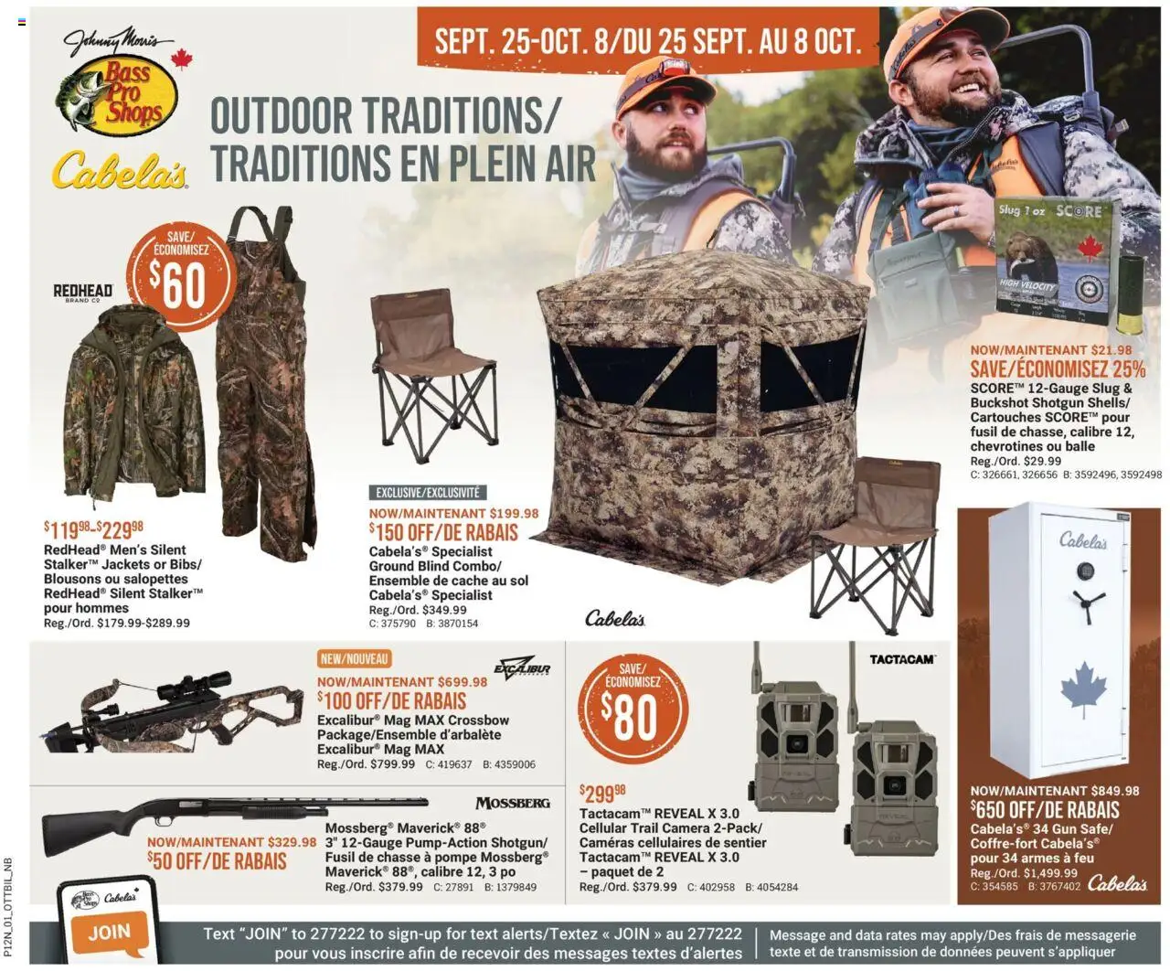 Cabelas flyer valid from 25.09.2025 | Page: 1 | Products: Camera