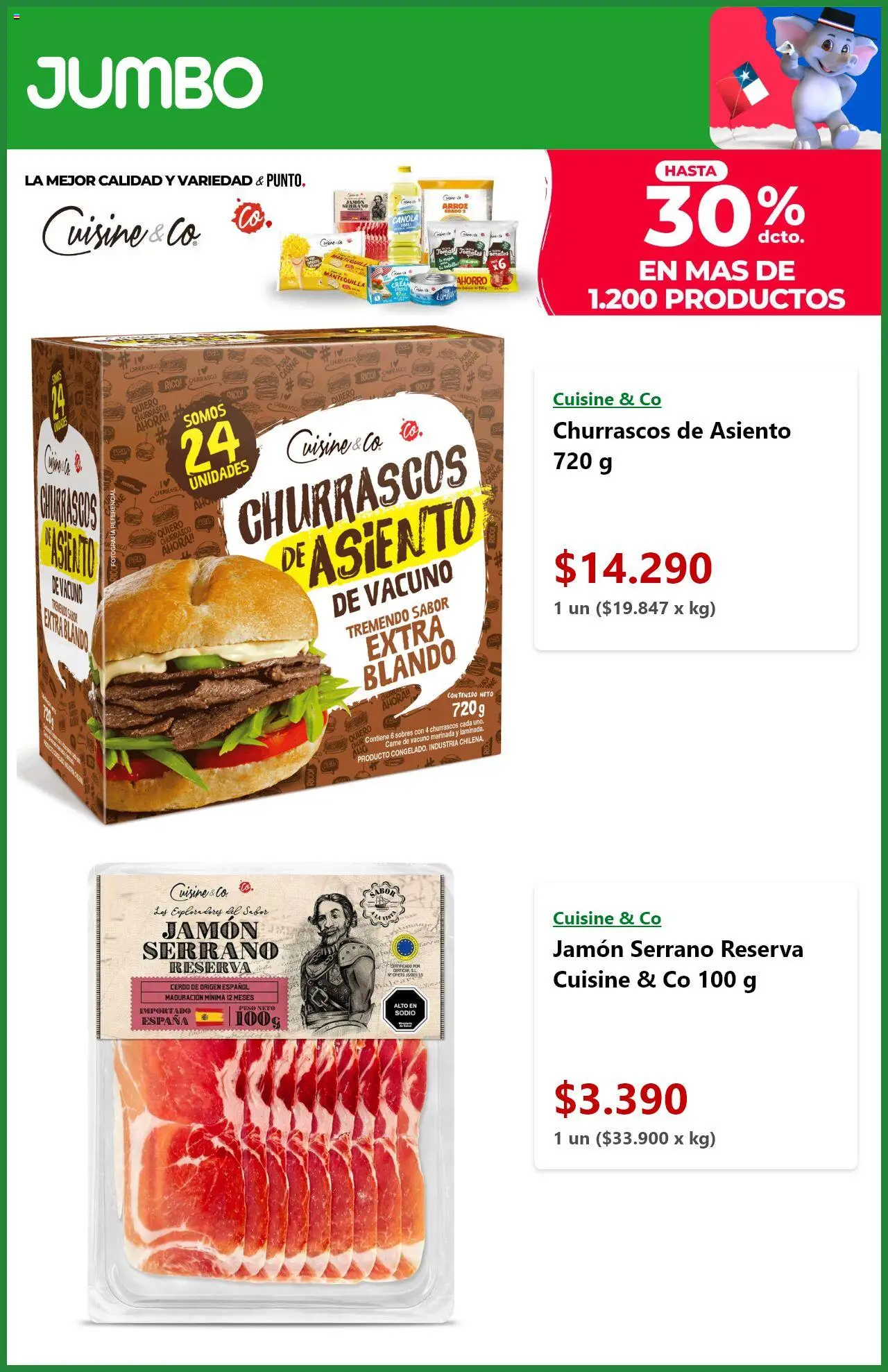 Jumbo ofertas  │ válido desde el 12.08.2025 | Página: 5 | Productos: Peso, Jamón, Cerdo, Arroz