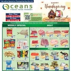 Preview of Oceans weekly flyer / circulaire from shop Oceans valid from 10.10.2025
