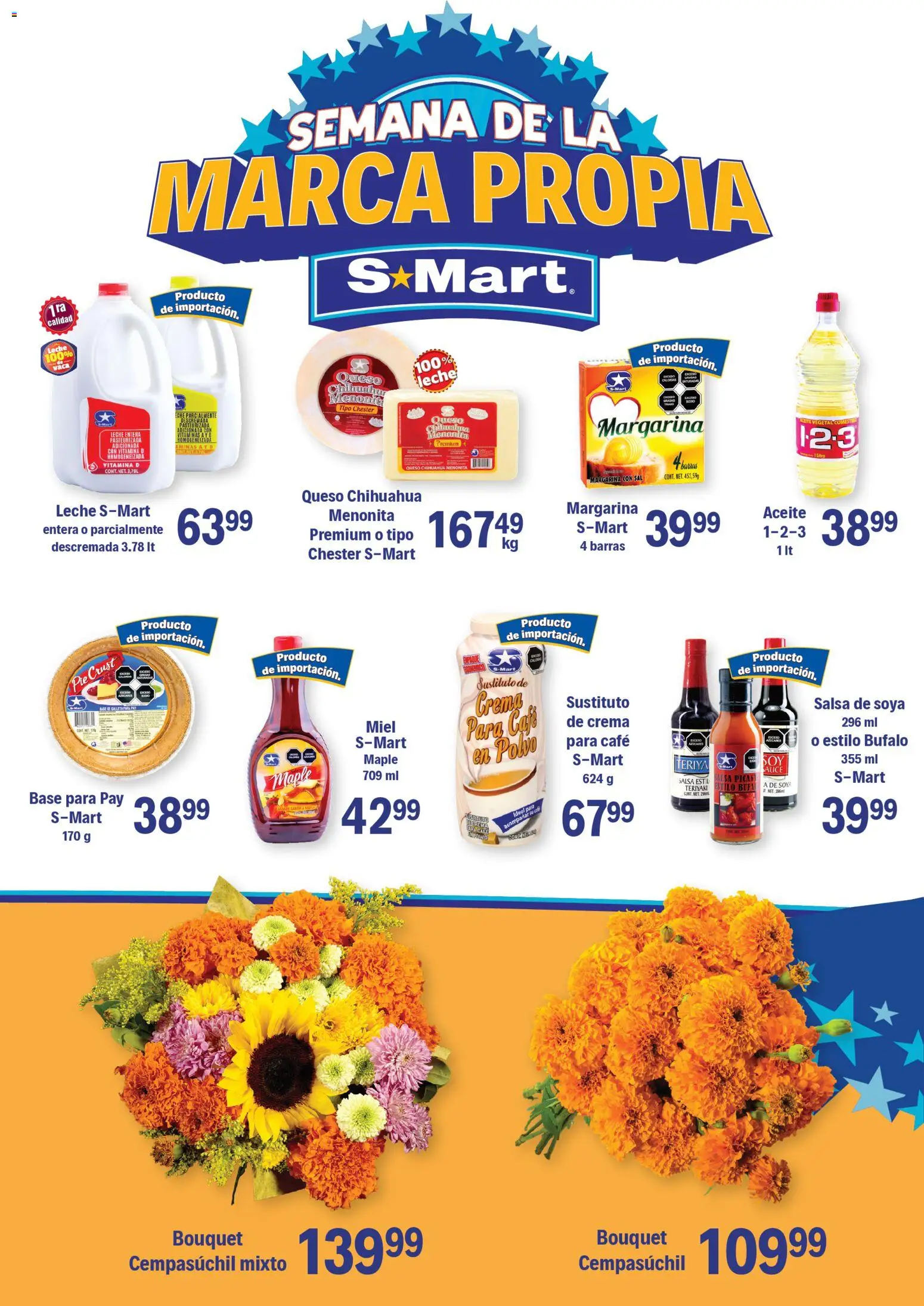 Nuevas ofertas de S-Mart válidas en toda la República Mexicana desde el 31.10.2025. ¡Encuentra las mejores ofertas en S-Mart folleto! | Página: 5 | Productos: Sal, Leche, Café, Margarina