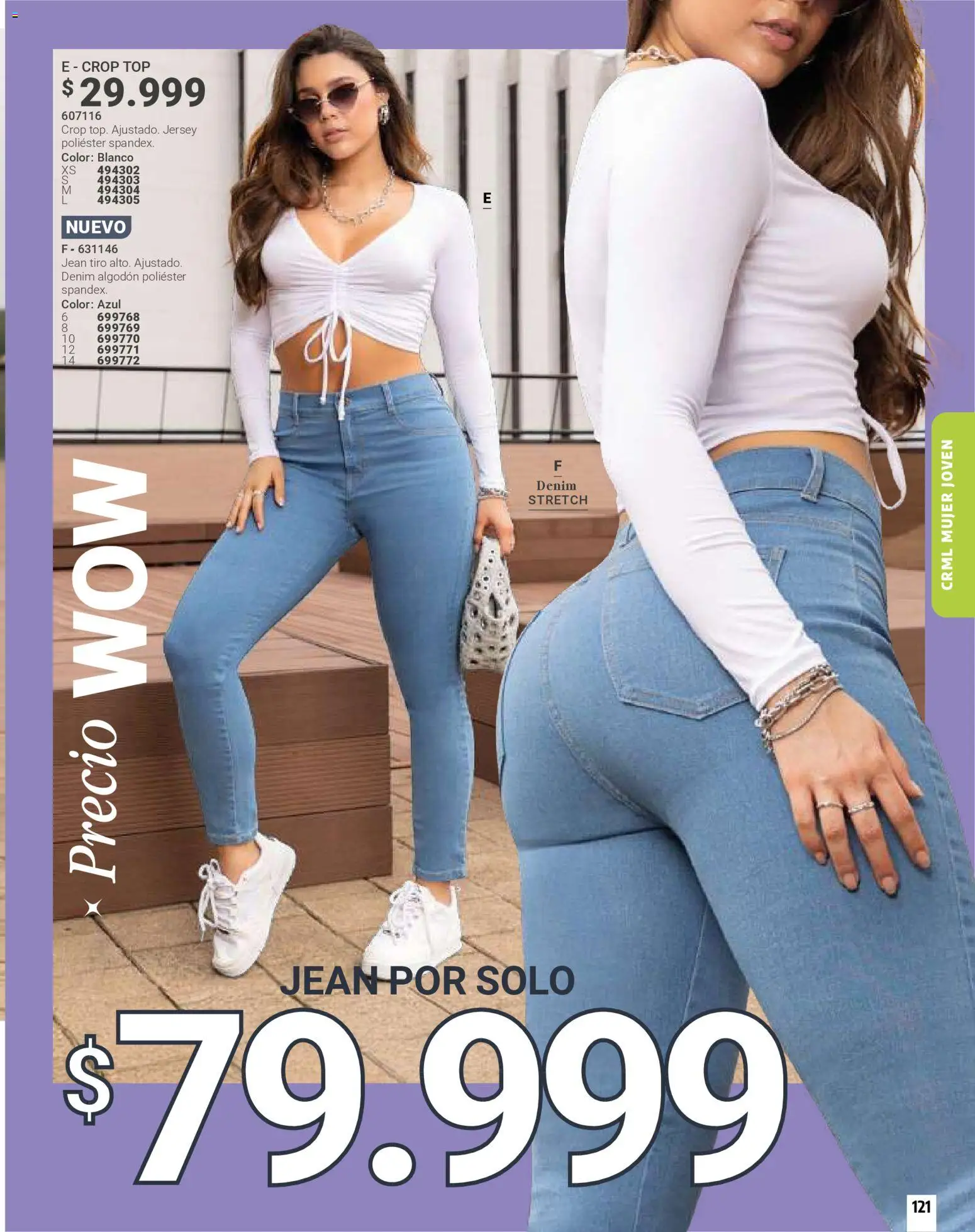 Carmel revista - valida desde el 01.03.2026 | Página: 121 | Productos: Algodón, Jean, Top