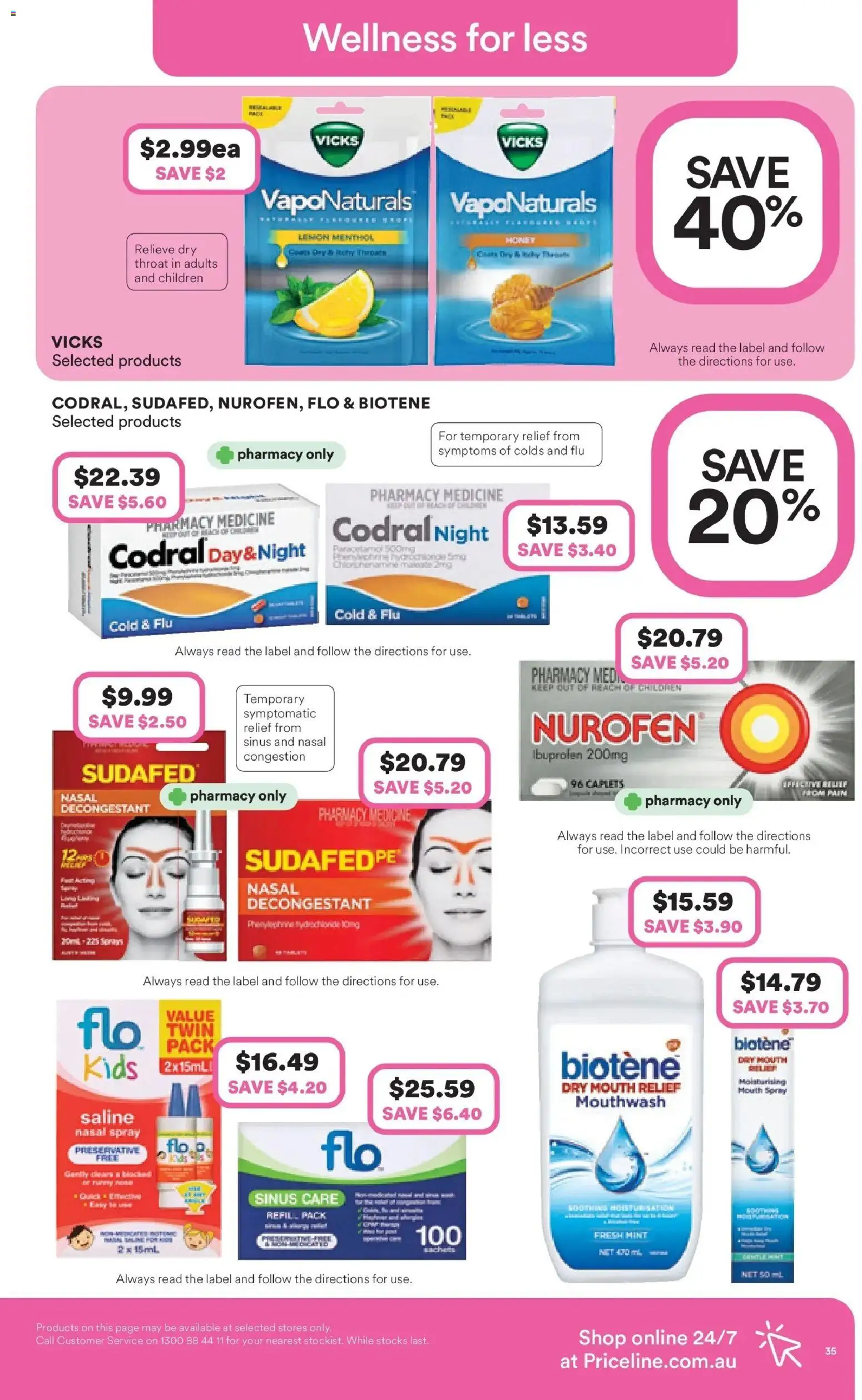 Priceline Pharmacy catalogue - valid from 11.12.2025 | Page: 35 | Products: Mouthwash, Lemon, Nasal spray, Sinus